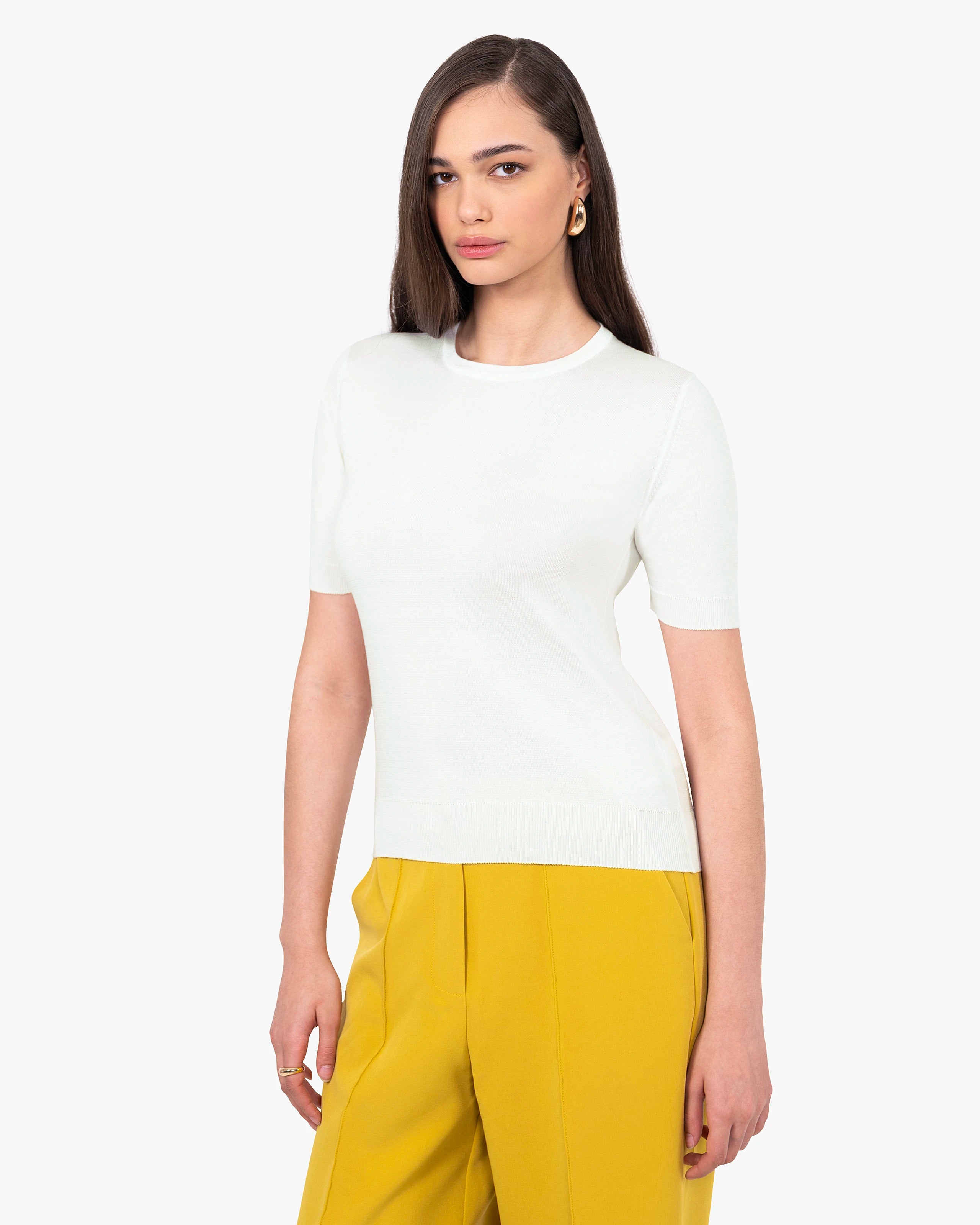 Women's Oasi Tee - White Cotone