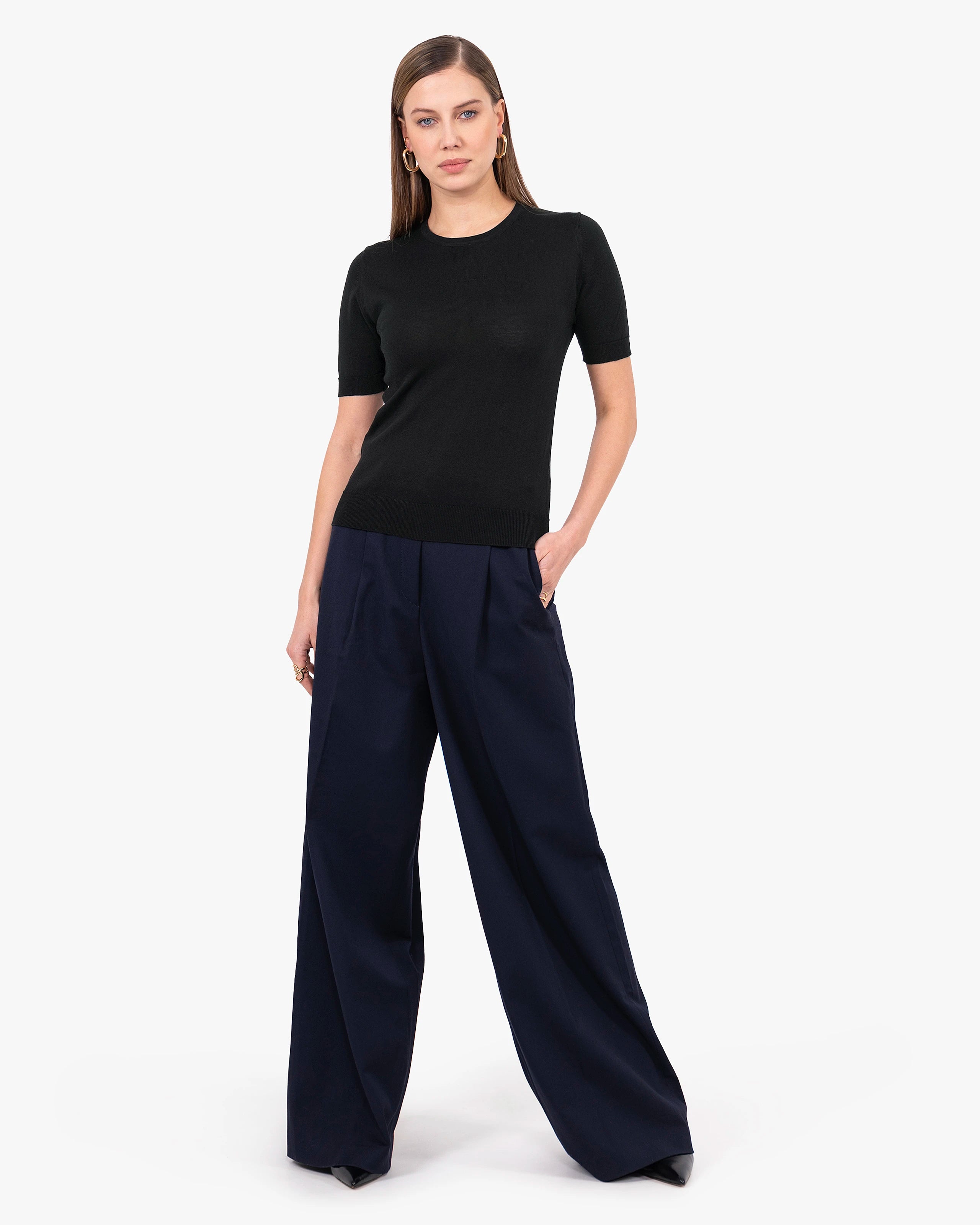 Women's Oasi Tee - Black Cotone