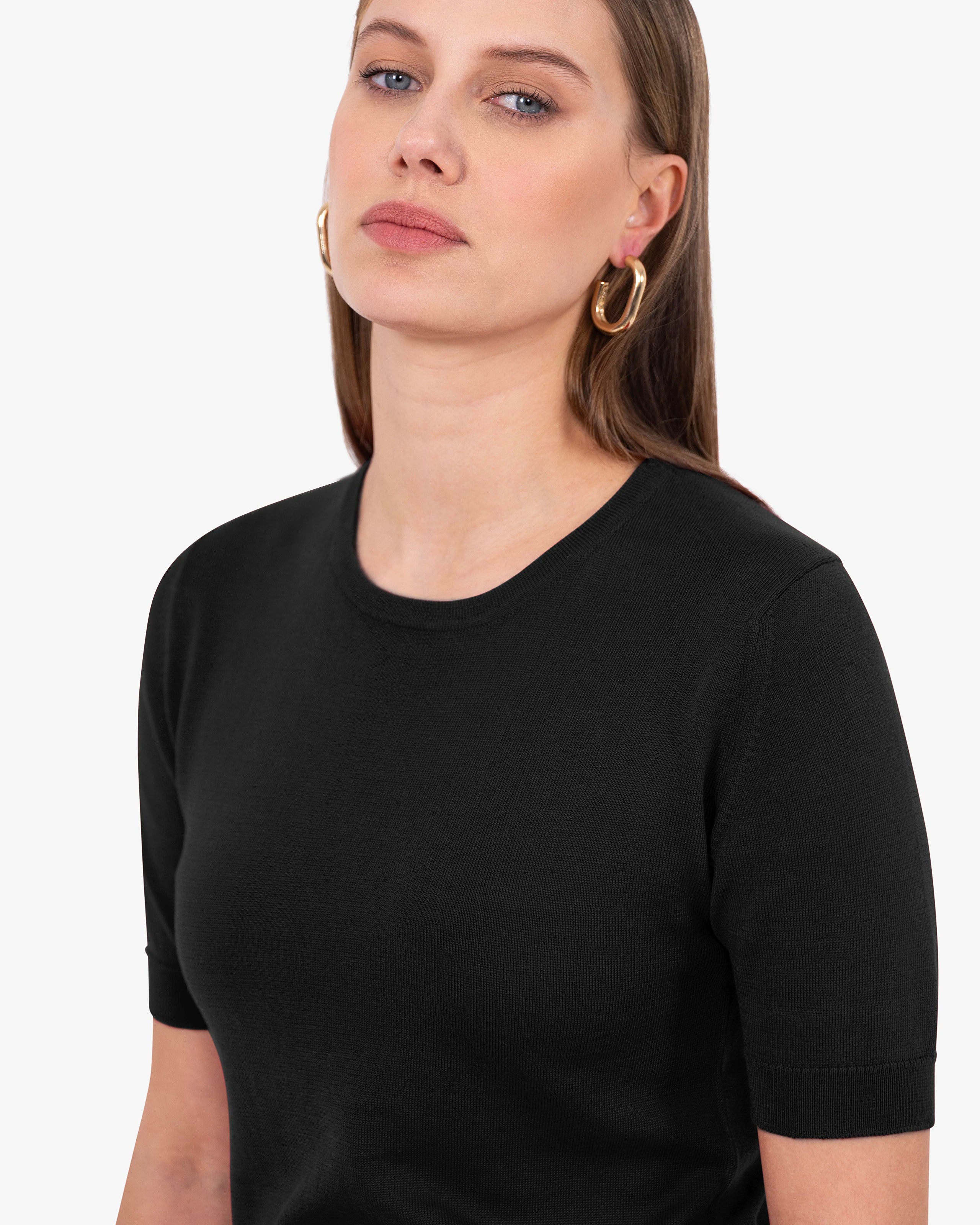 Women's Oasi Tee - Black Cotone
