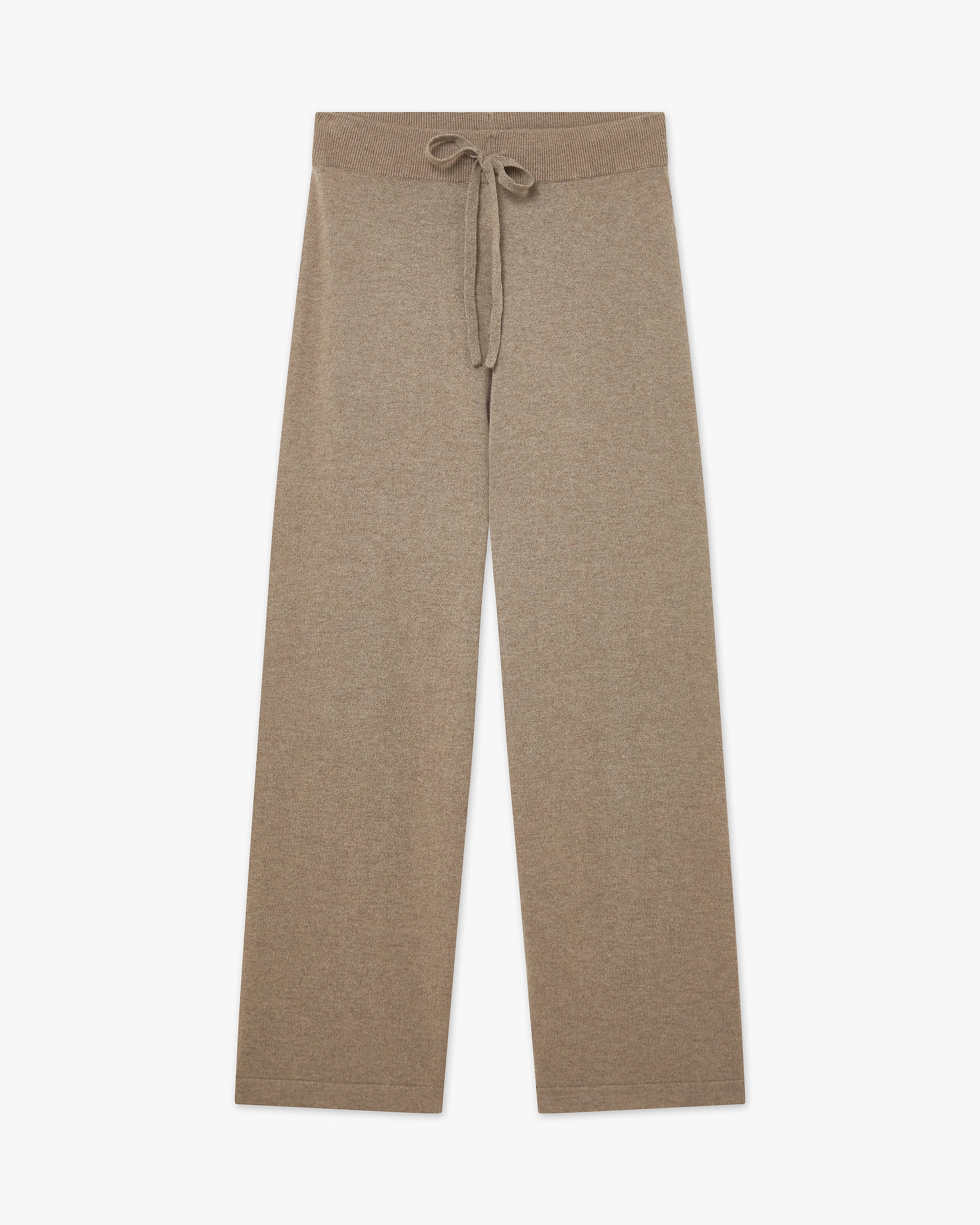Palazzo Sweatpants - Taupe Cashmere