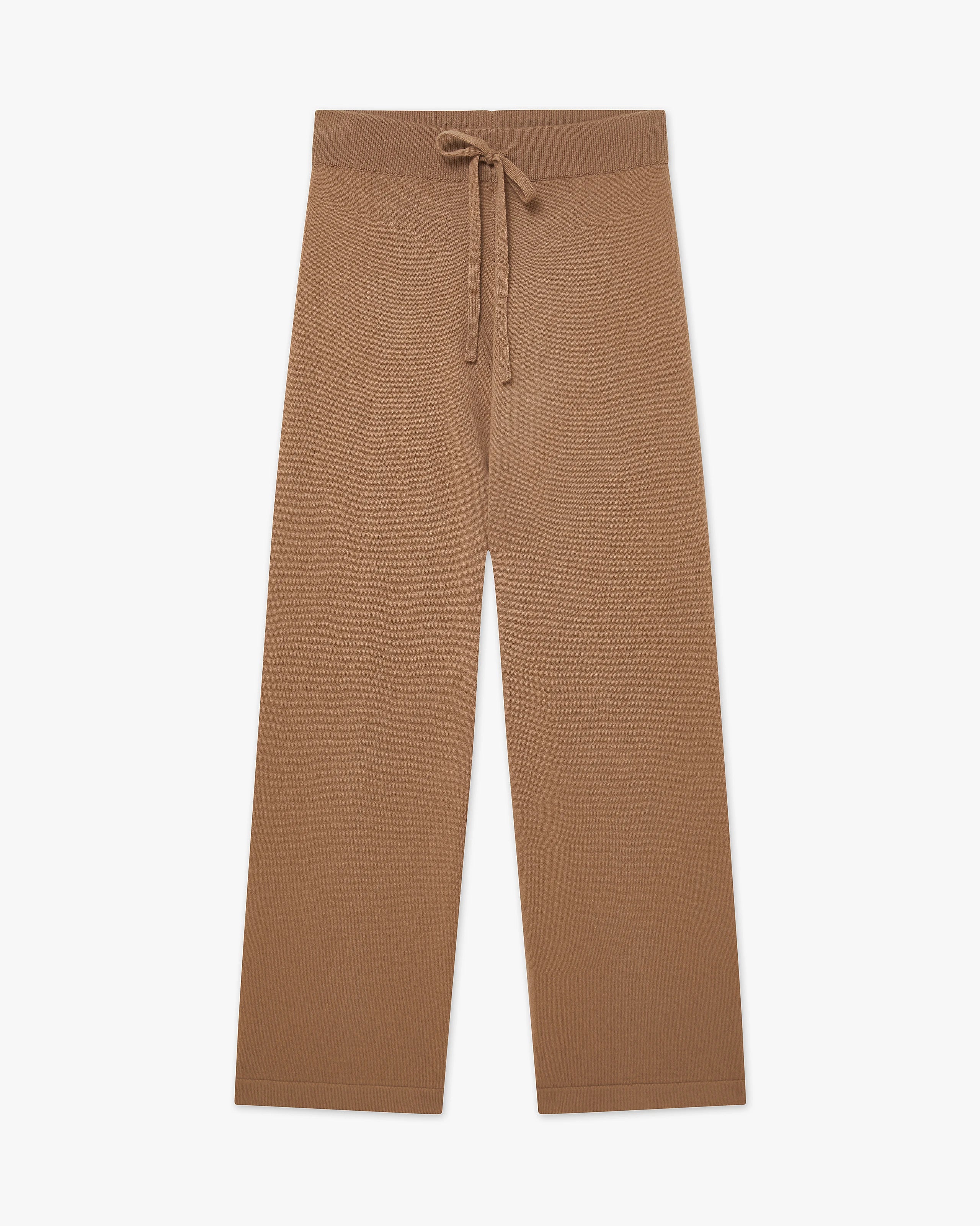 Palazzo Sweatpants - Camel Cashmere