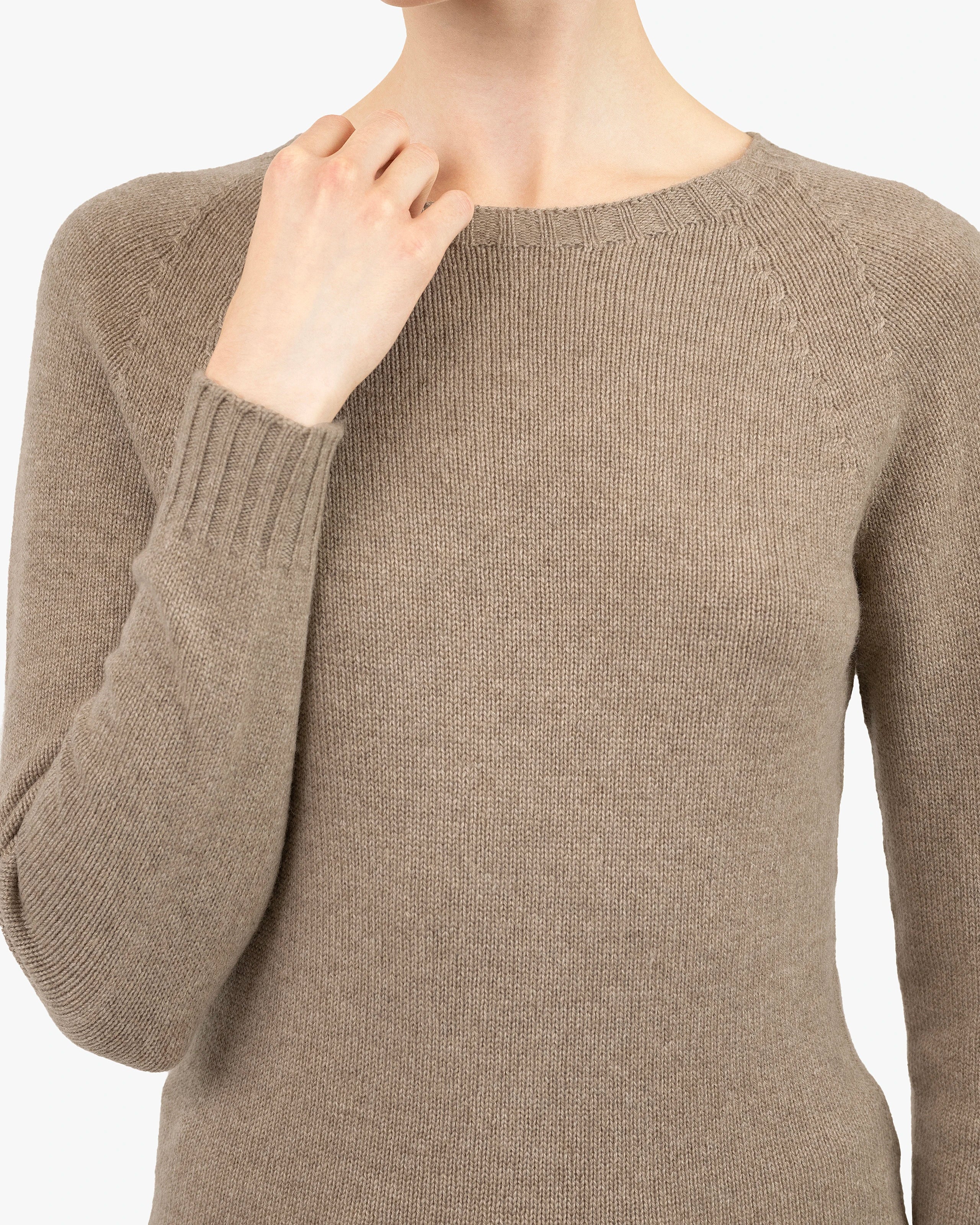Women's Parksville Crew Neck Sweater - Taupe Cashmere