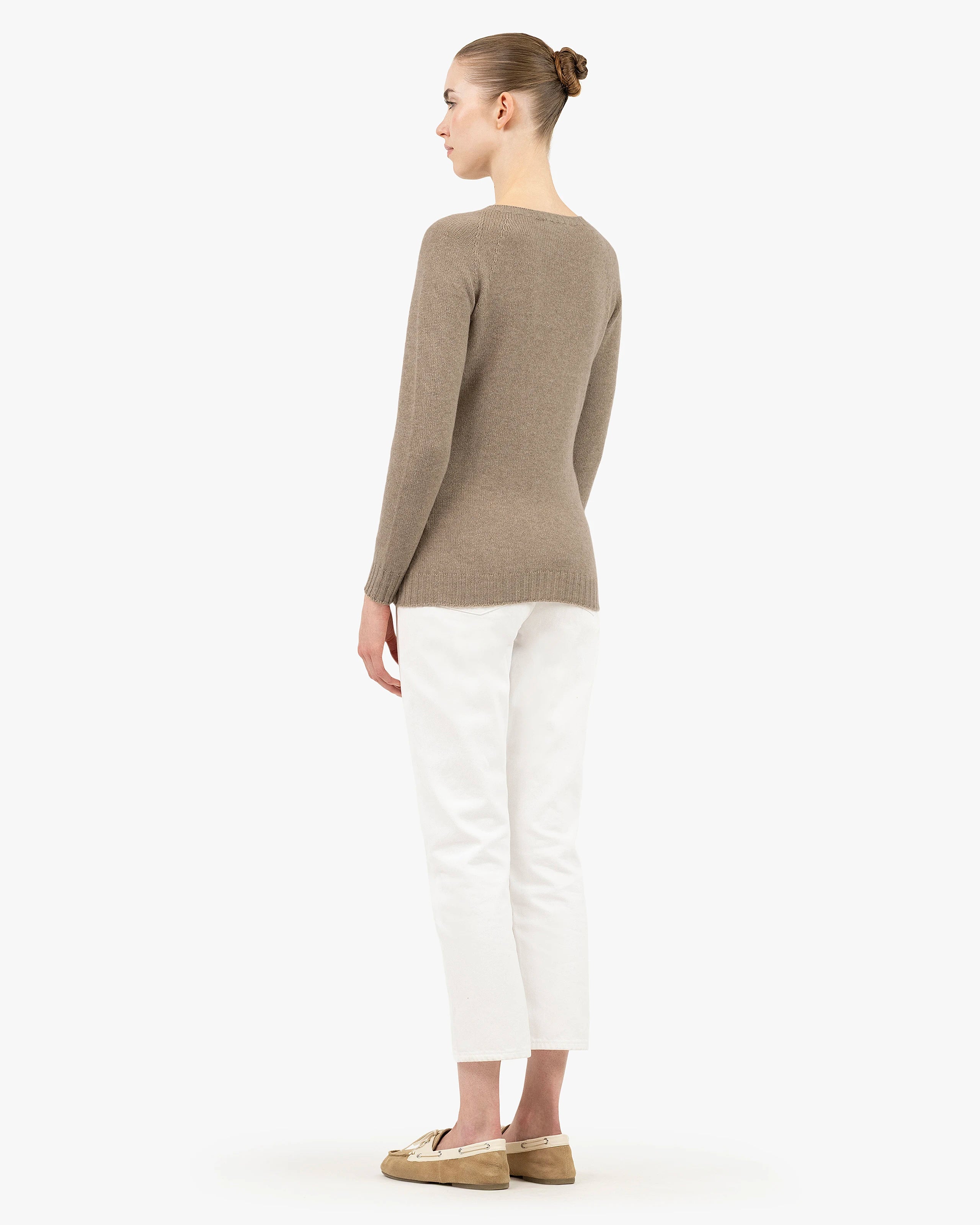 Women's Parksville Crew Neck Sweater - Taupe Cashmere