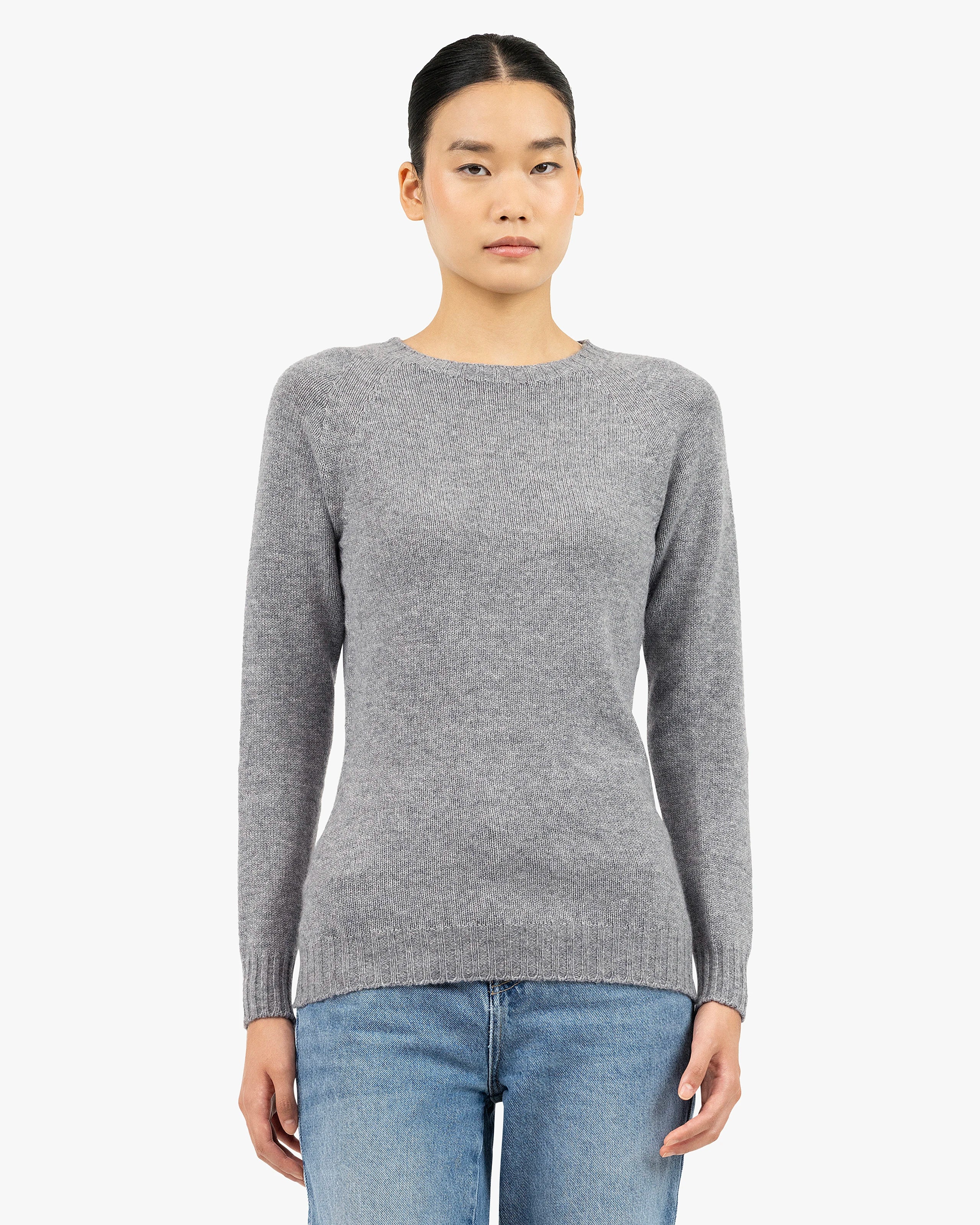 Women's Parksville Crew Neck Sweater - Medium Grey Cashmere