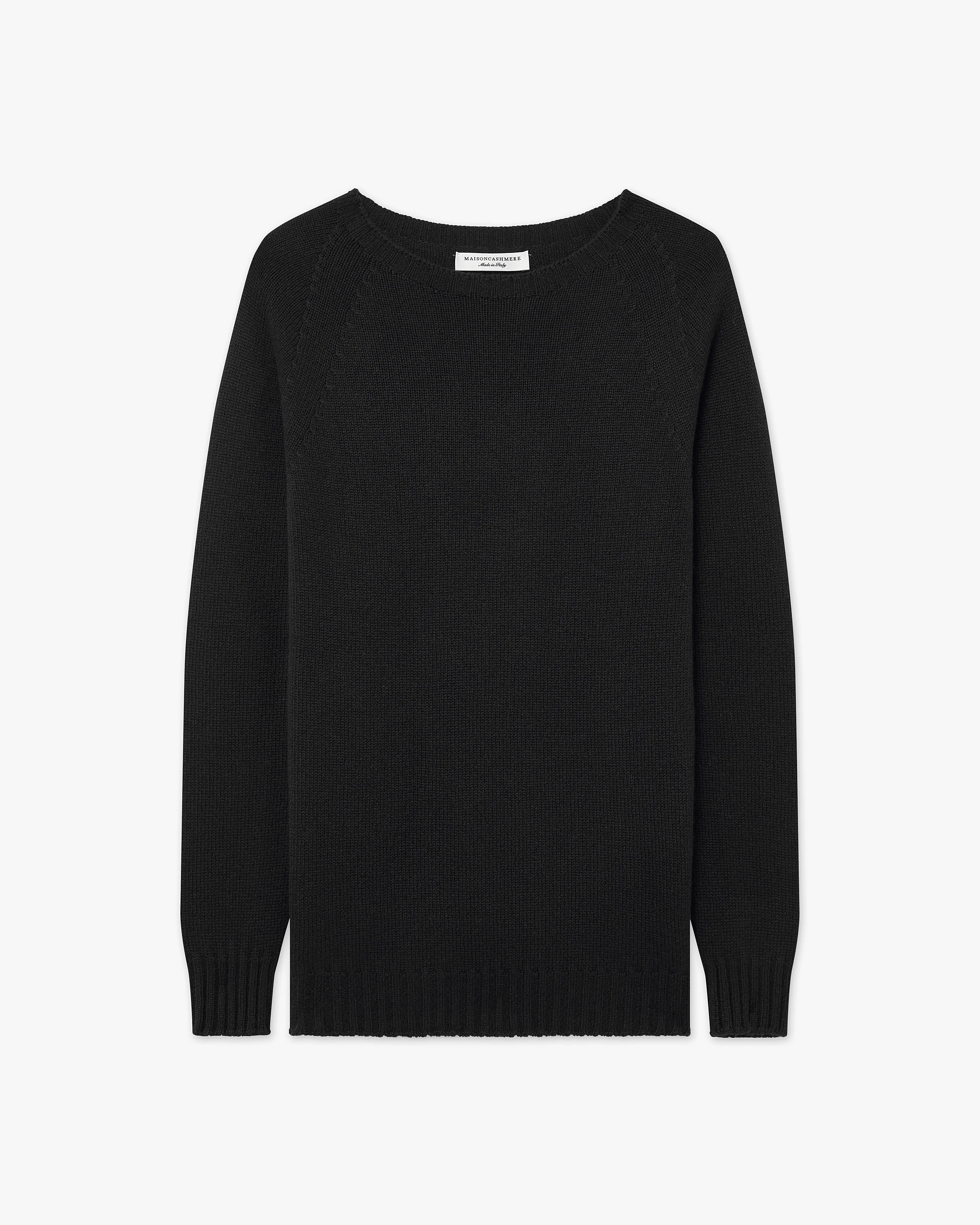 Women's Parksville Crew Neck Sweater - Black Cashmere