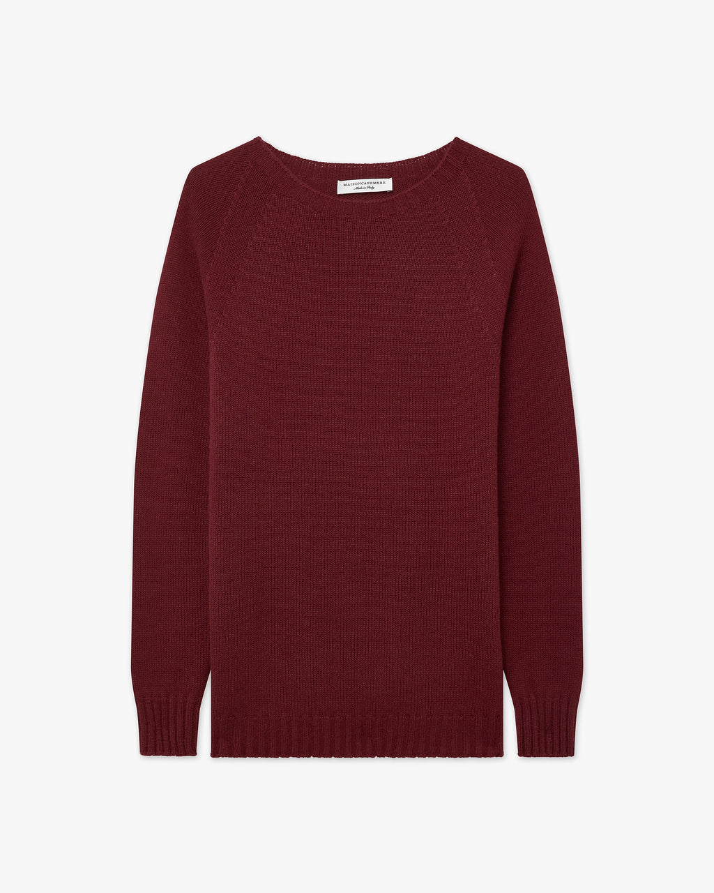 Women's Parksville Crew Neck Sweater - Bordeaux Cashmere