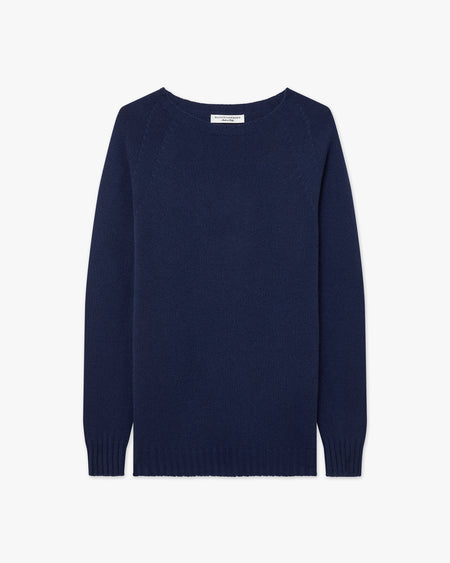 Women's Parksville Crew Neck Sweater - Blue Cashmere