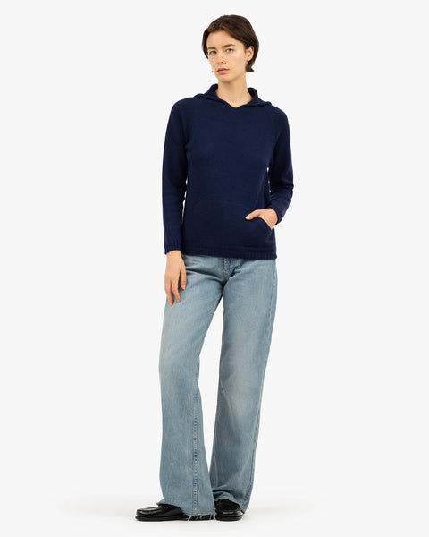 Women's Parksville Hoodie - Blue Cashmere