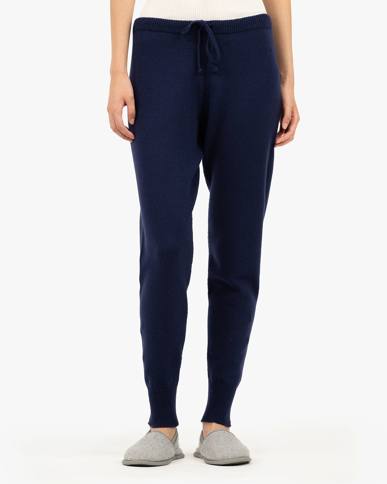 Women's Parksville Cashmere Joggers Blue MaisonCashmere