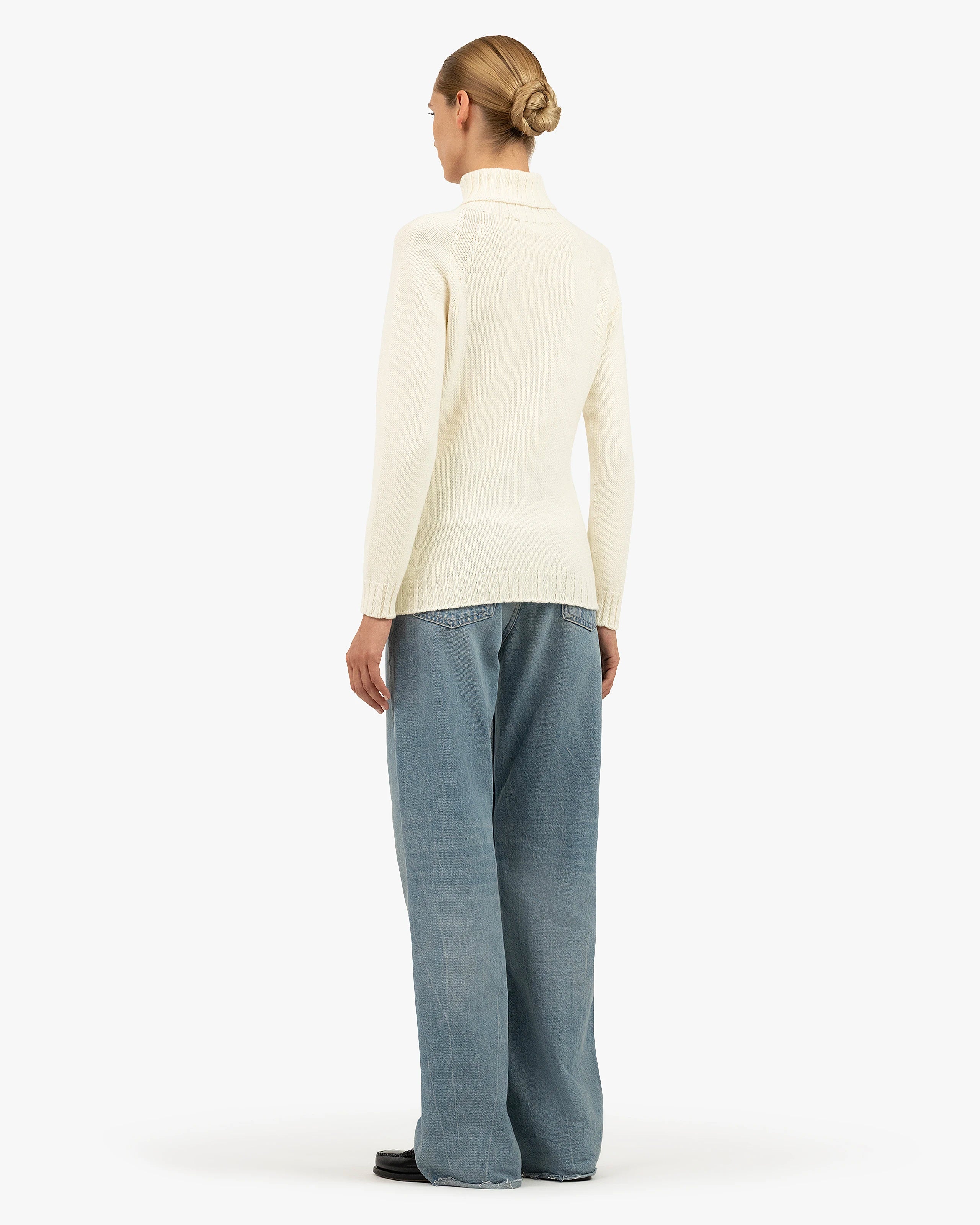 Women's Parksville Turtleneck Sweater - White Cashmere