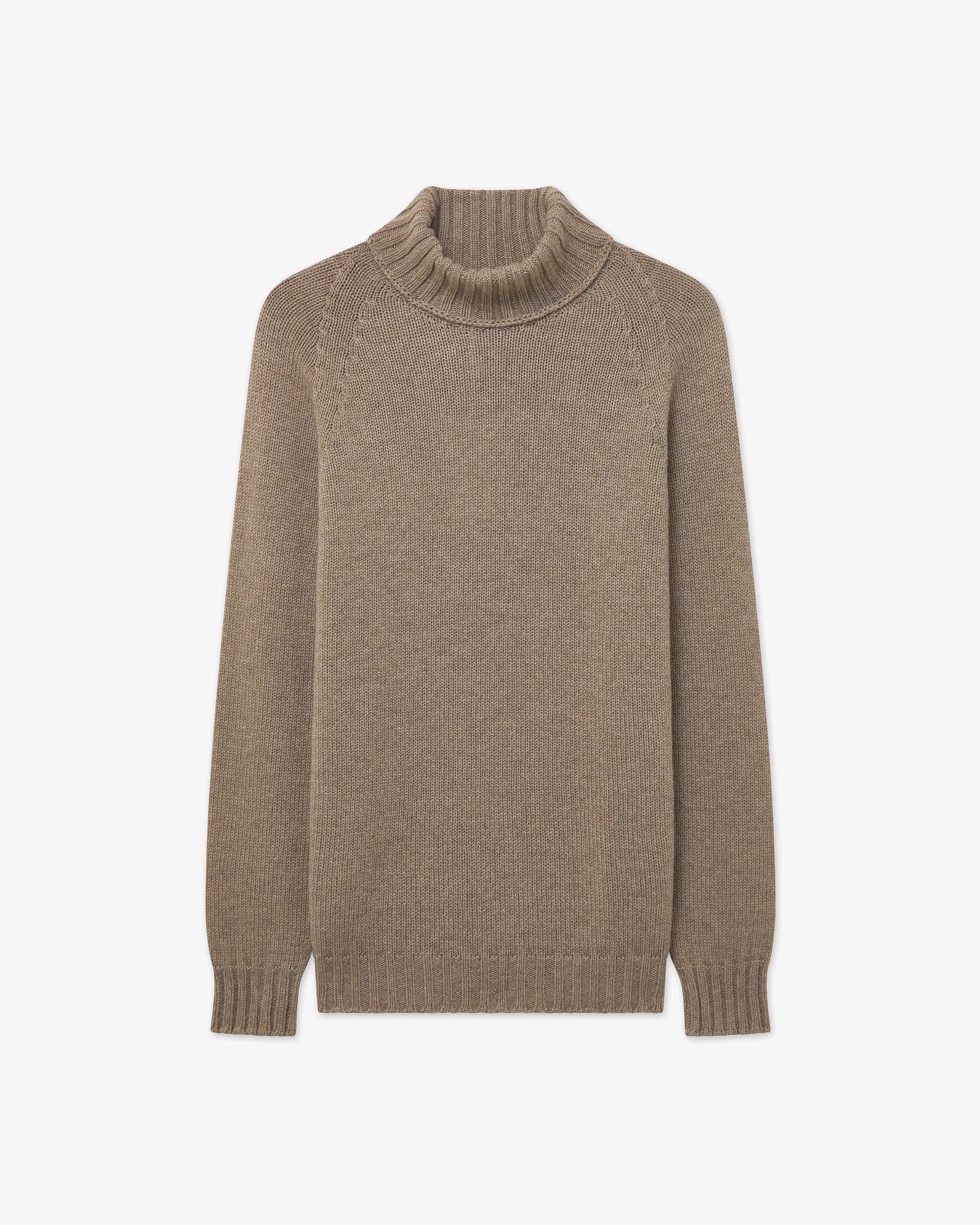 Women's Parksville Turtleneck Sweater - Taupe Cashmere
