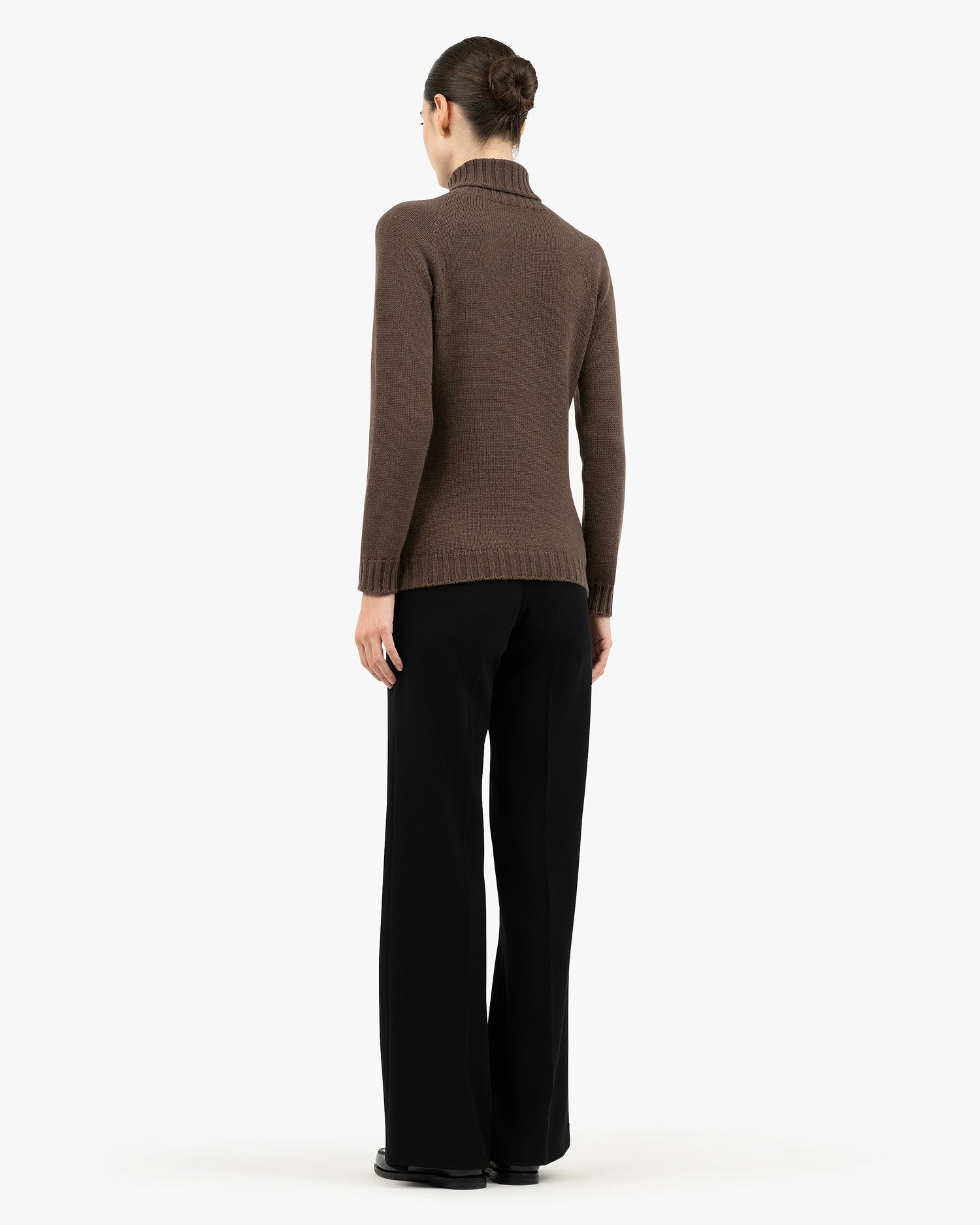 Women's Parksville Turtleneck Brown MaisonCashmere