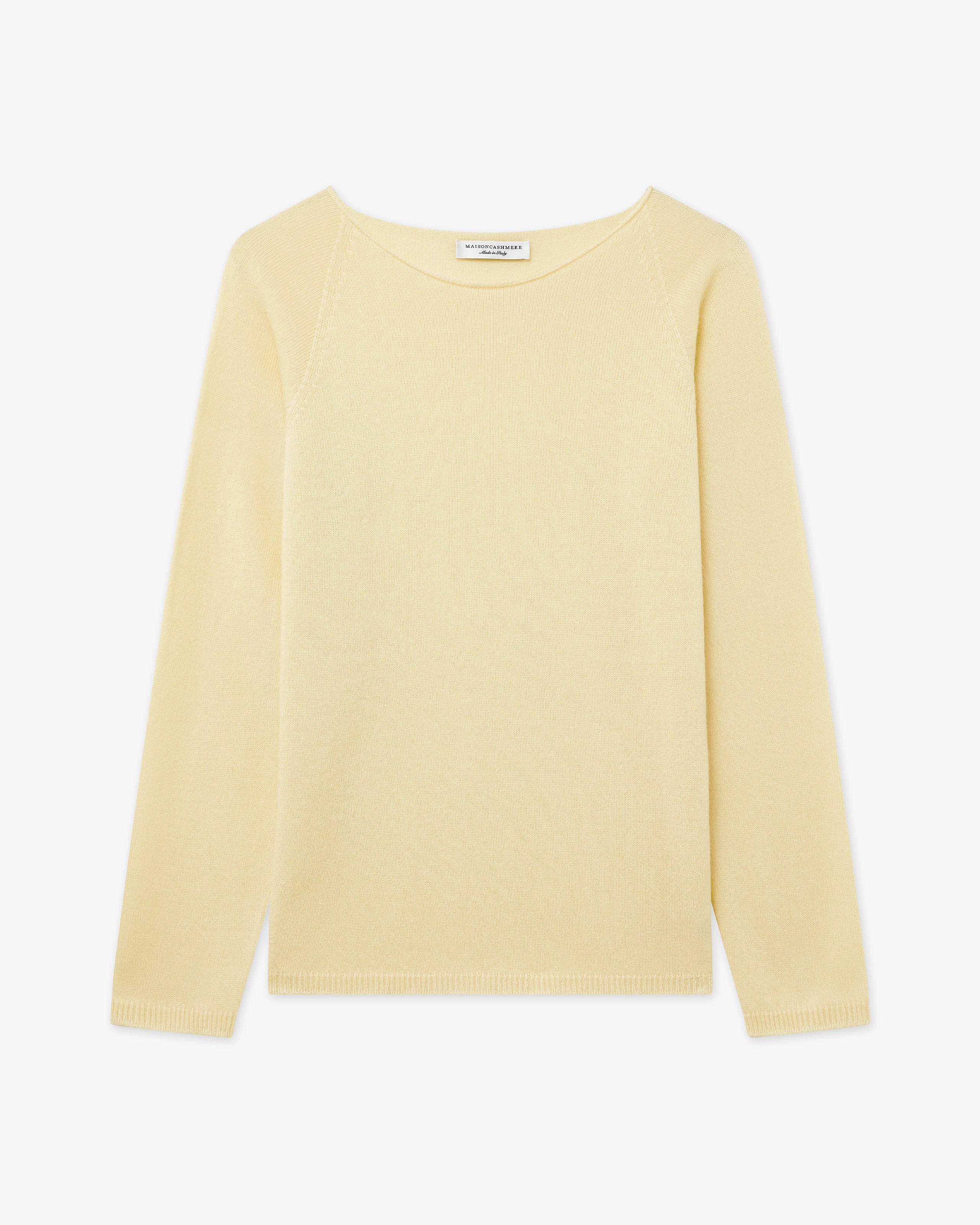 Women's Piuma Crew Neck Sweater - Yellow Cashmere