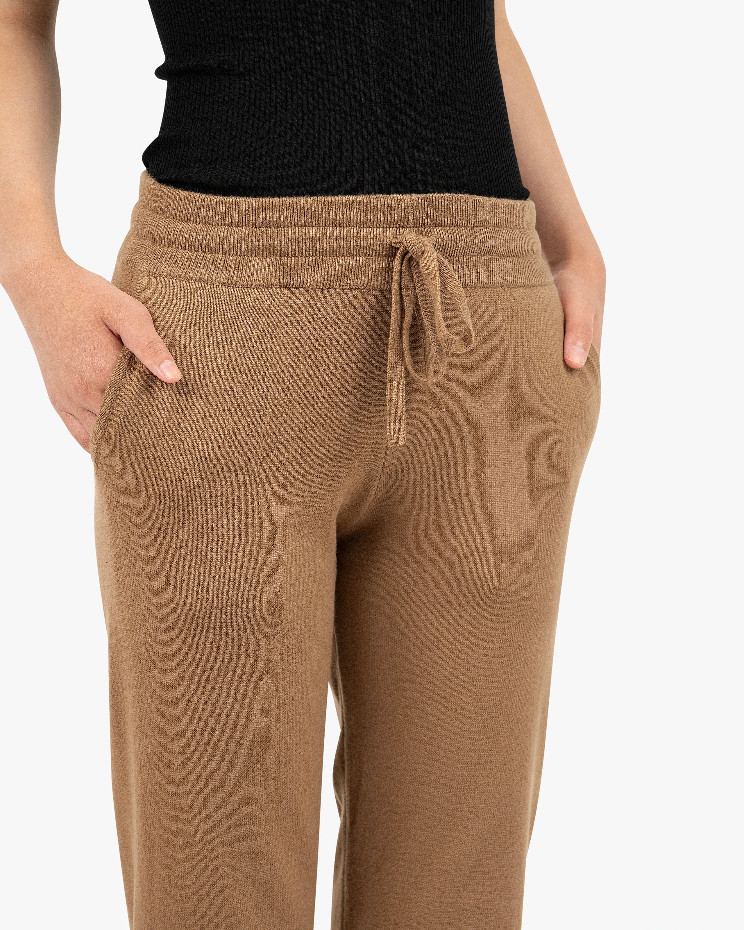 Women's Salò Joggers - Camel Cashmere