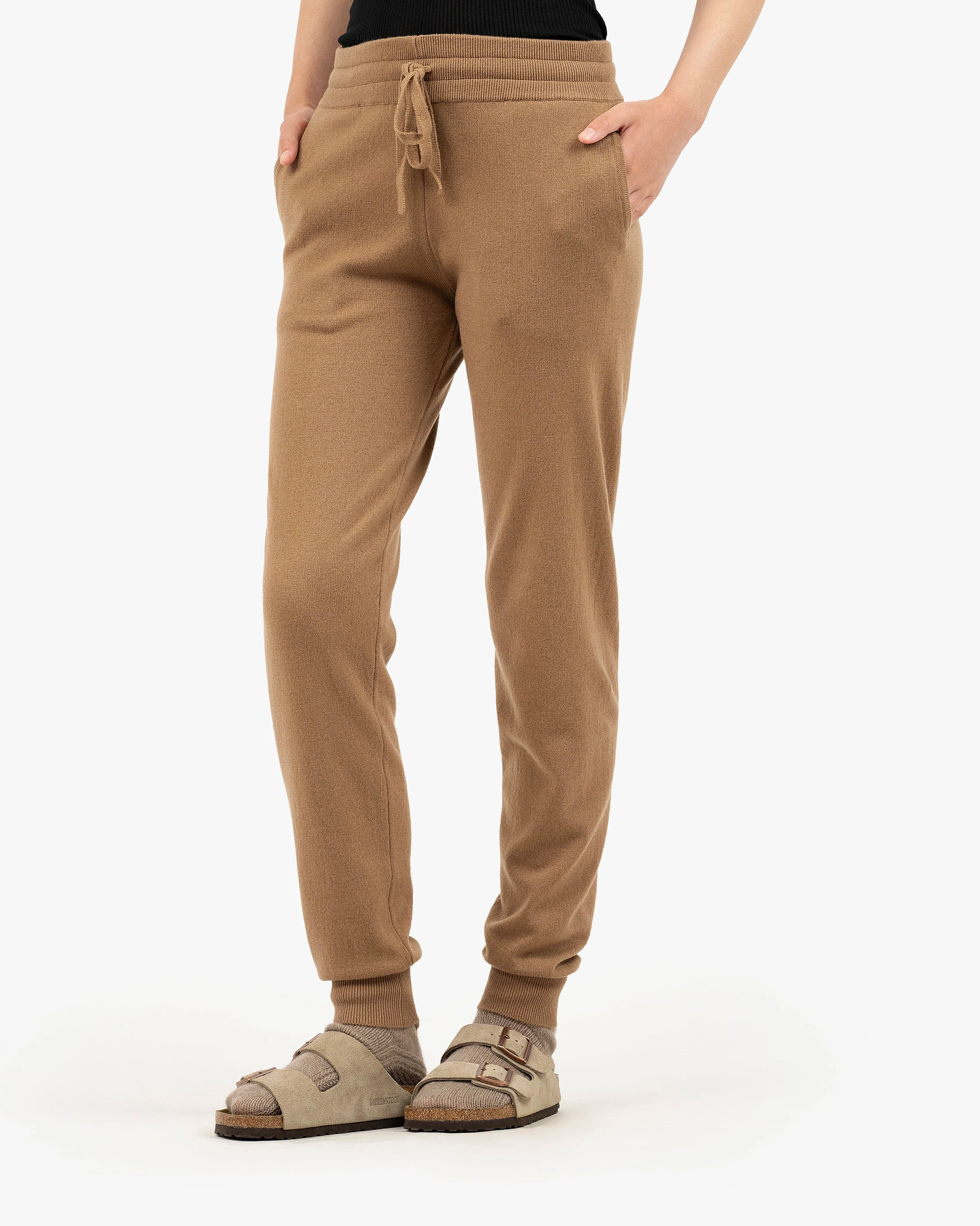 Women's Salò Joggers - Camel Cashmere