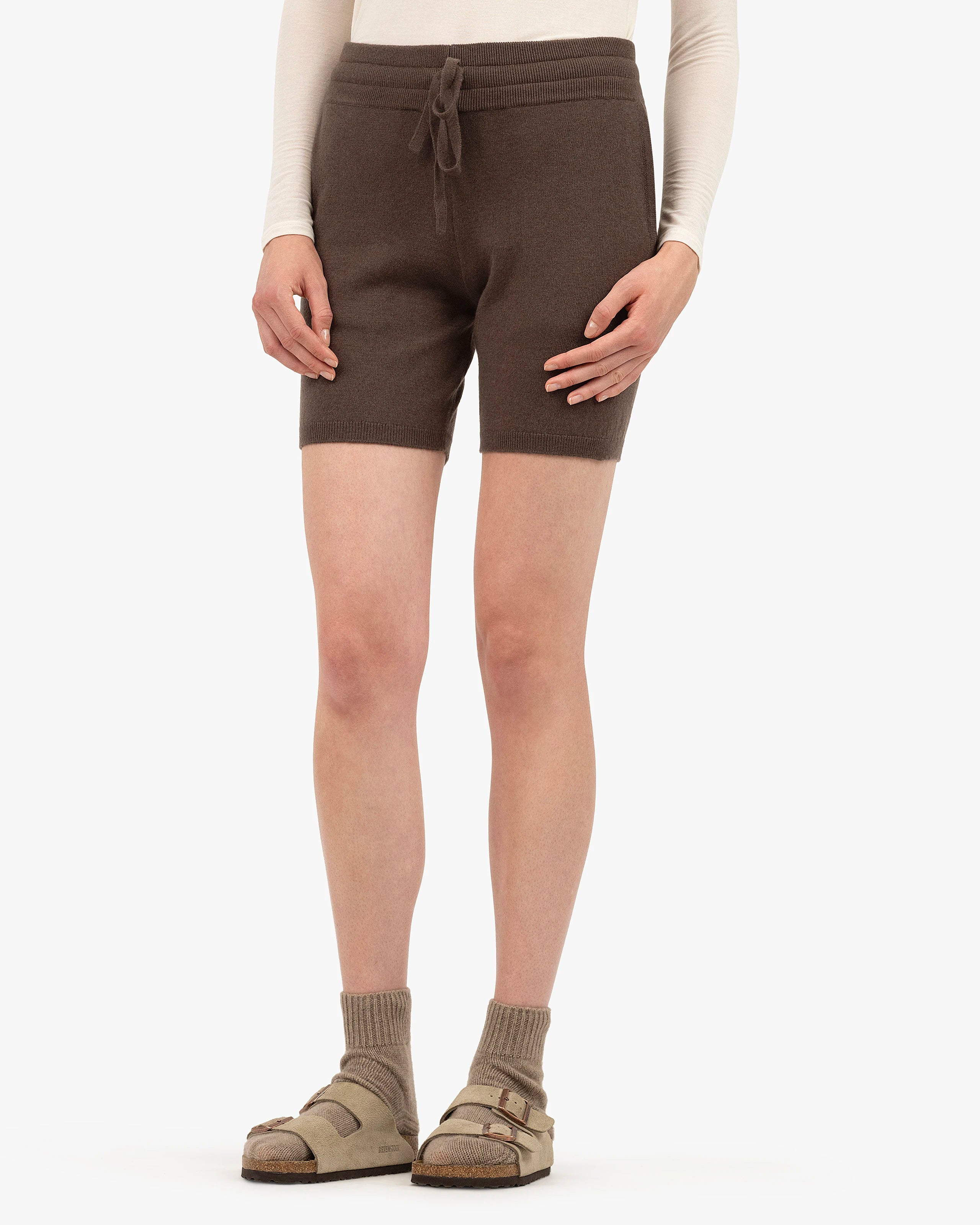 Salò Shorts - Brown Cashmere