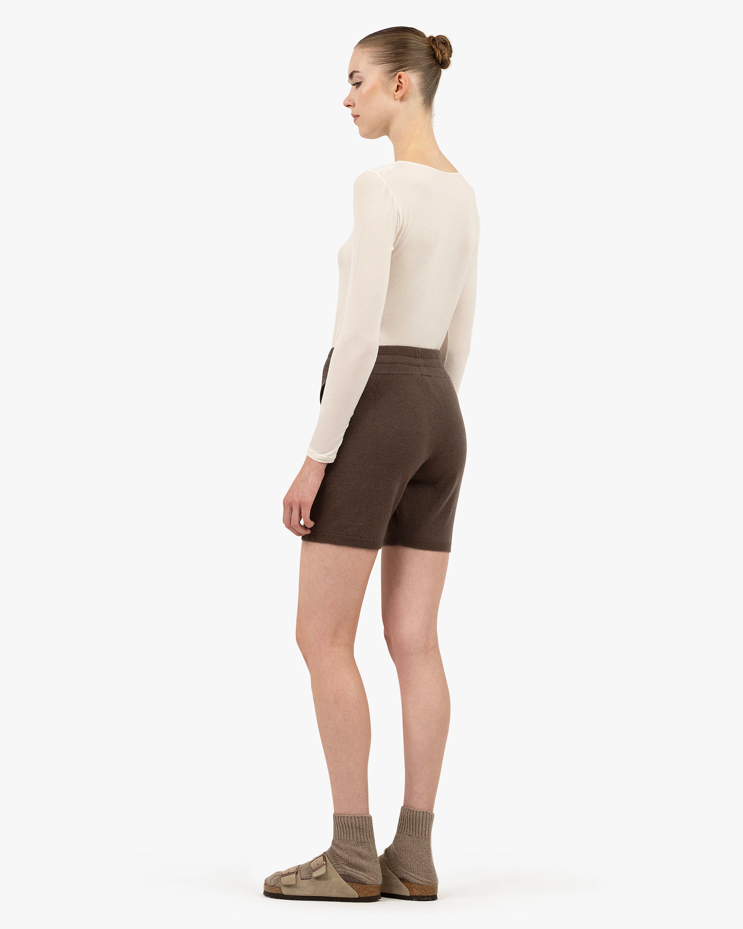 Salò Shorts - Brown Cashmere