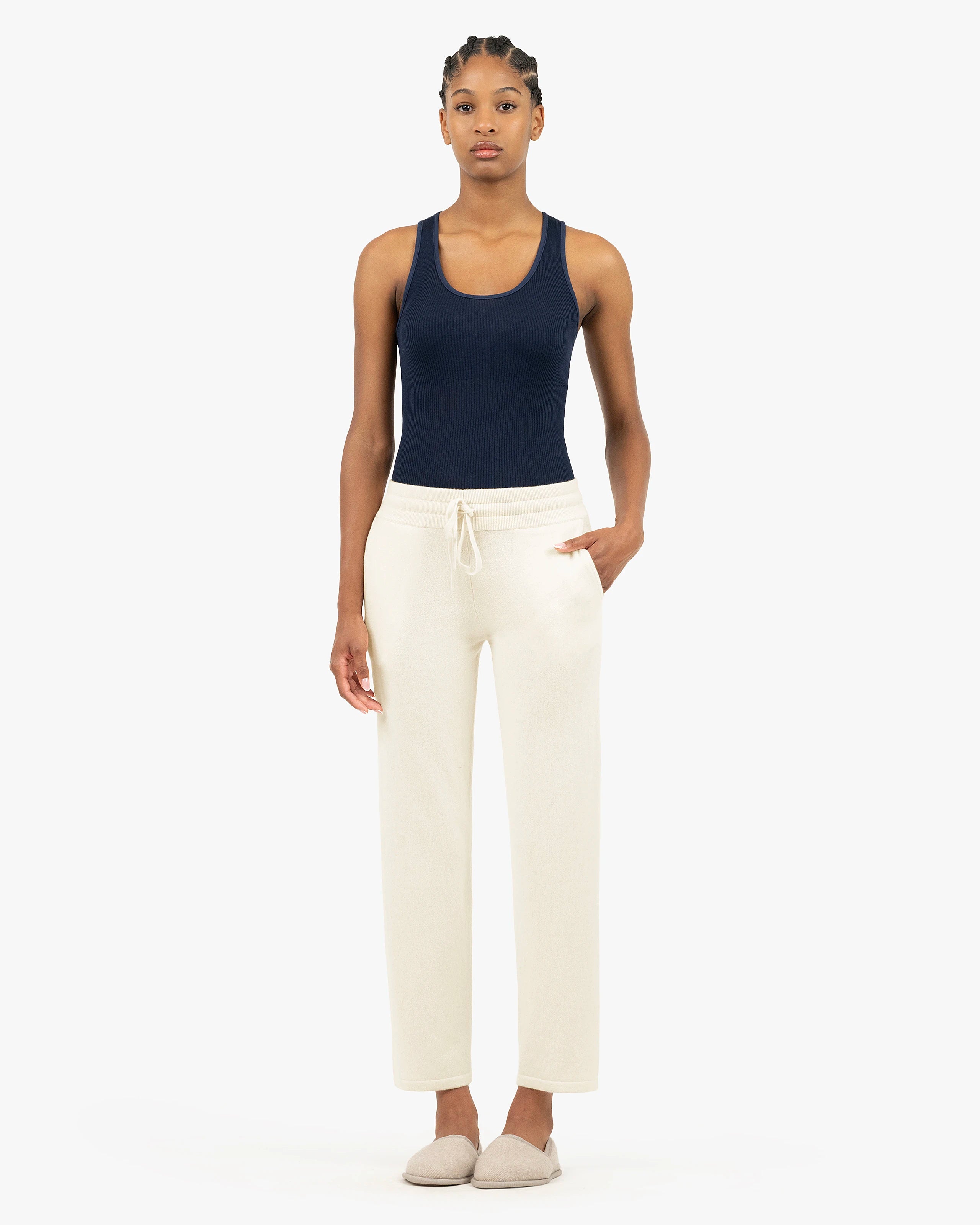 Women's Salò Sweatpants - White Cashmere