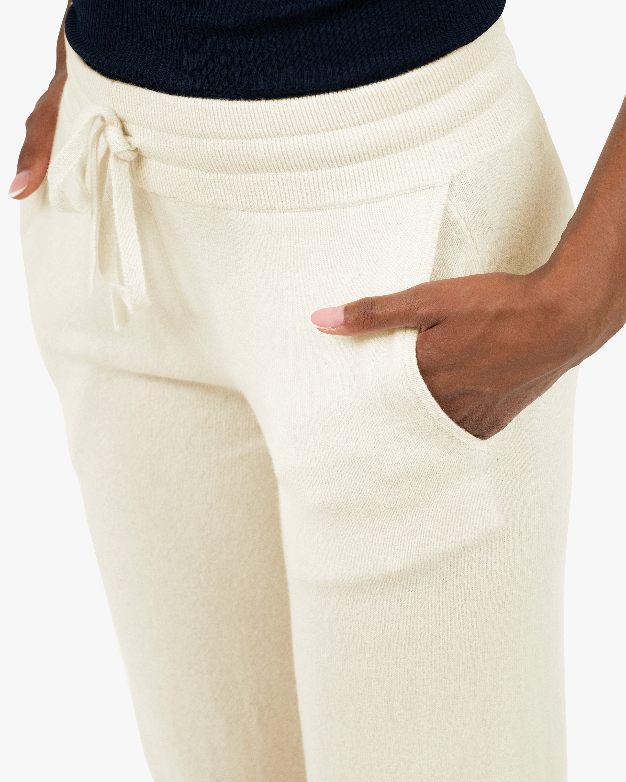 Women's Salò Sweatpants - White Cashmere