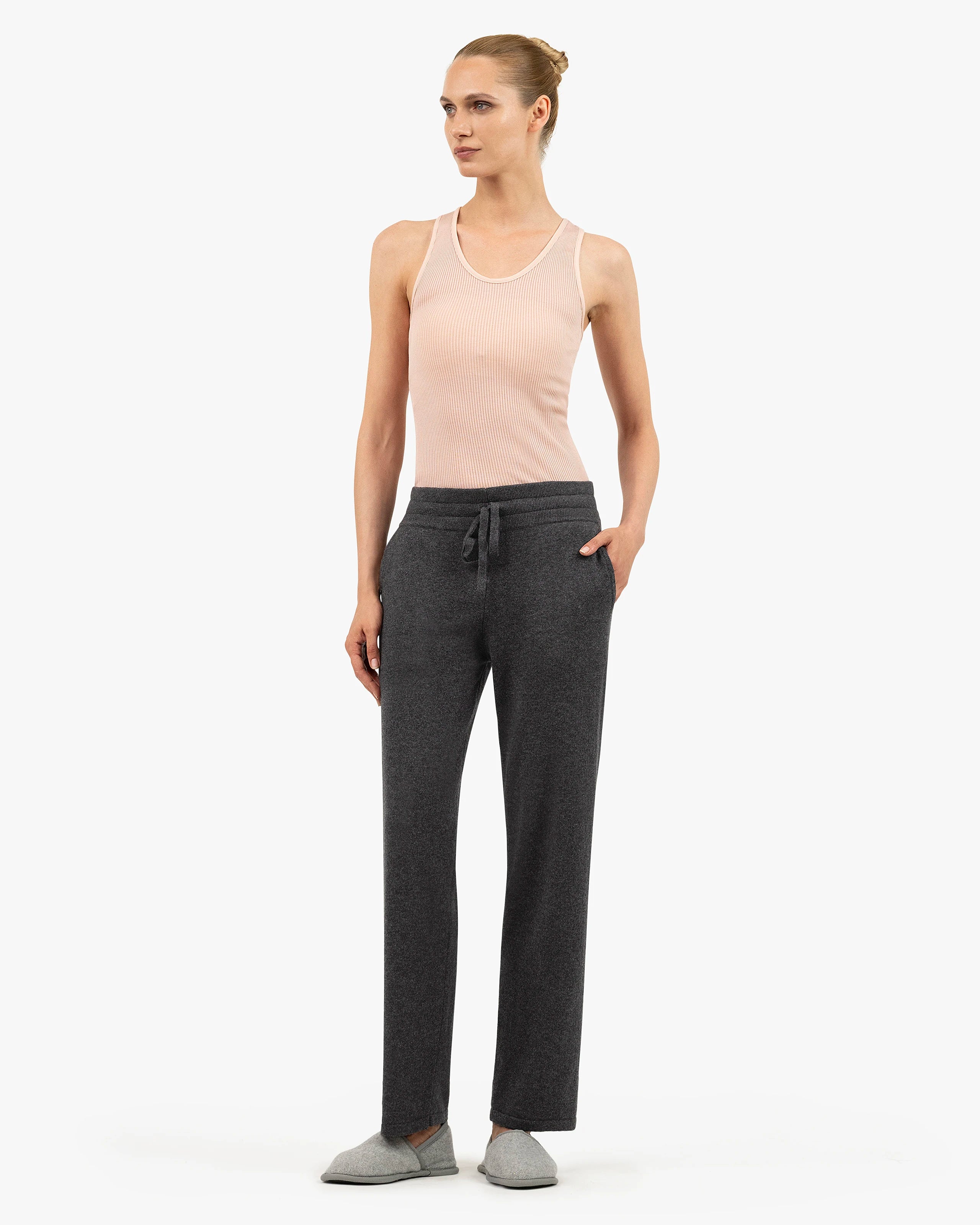 Women's Salò Sweatpants - Charcoal Cashmere