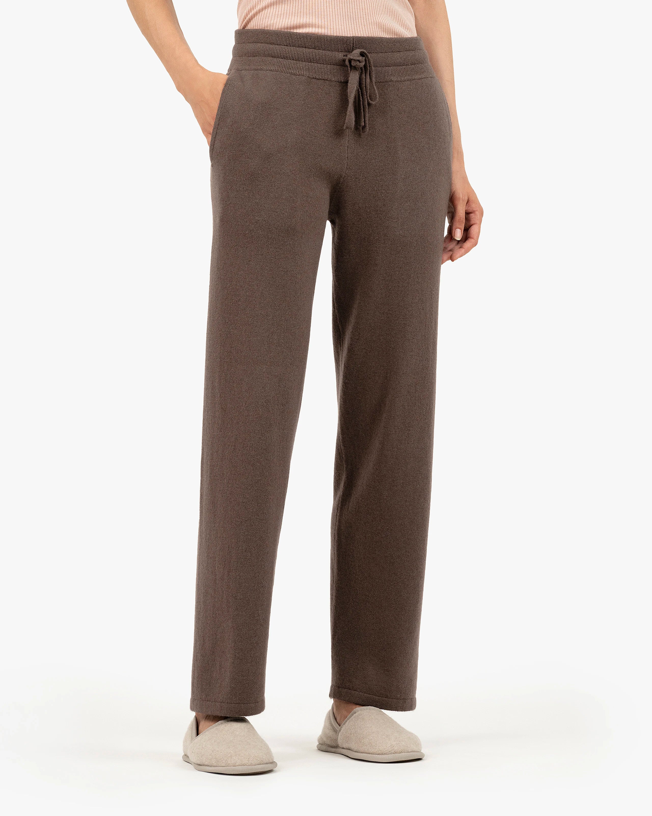 Women's Salò Sweatpants - Brown Cashmere