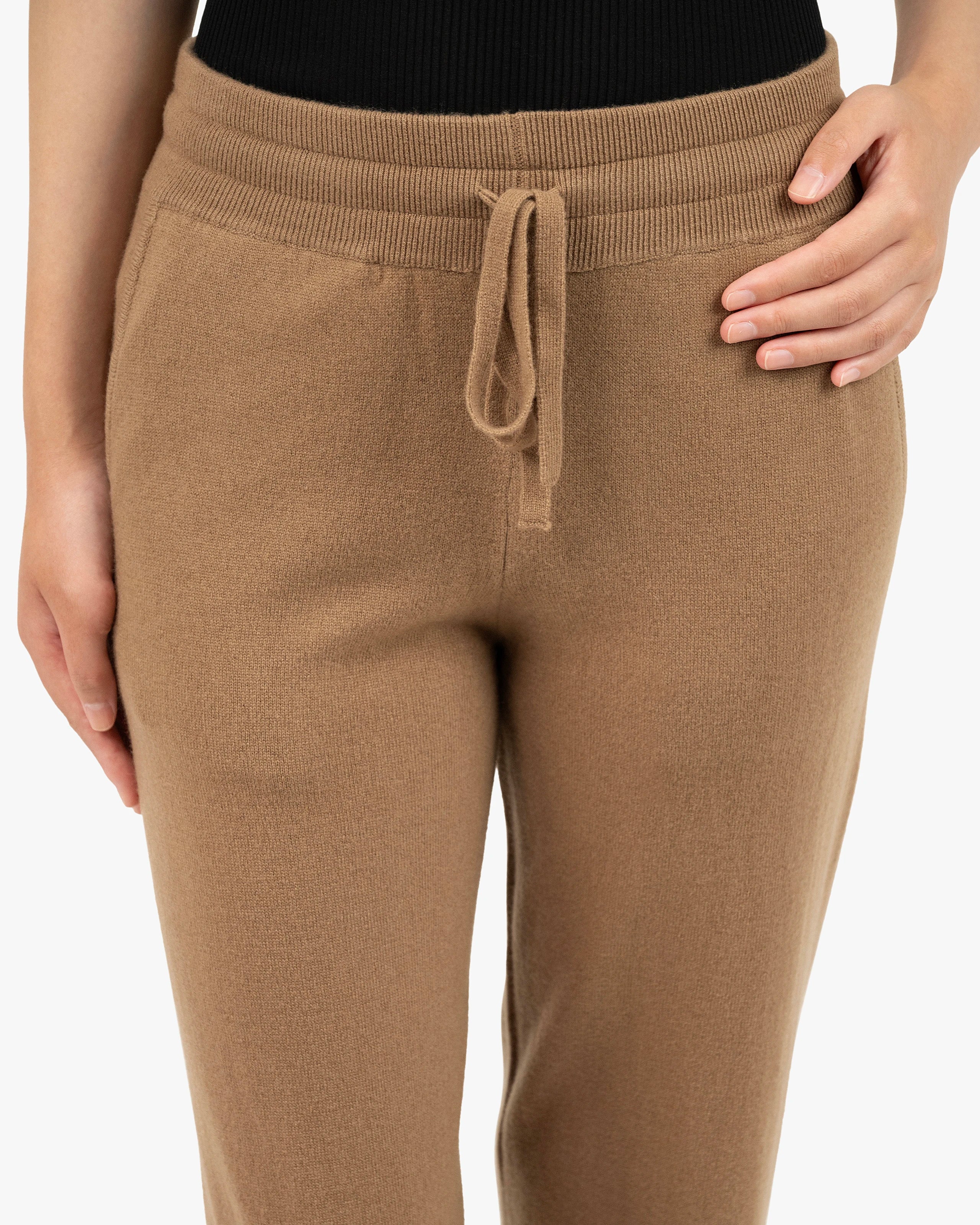 Women's Salò Sweatpants - Camel Cashmere