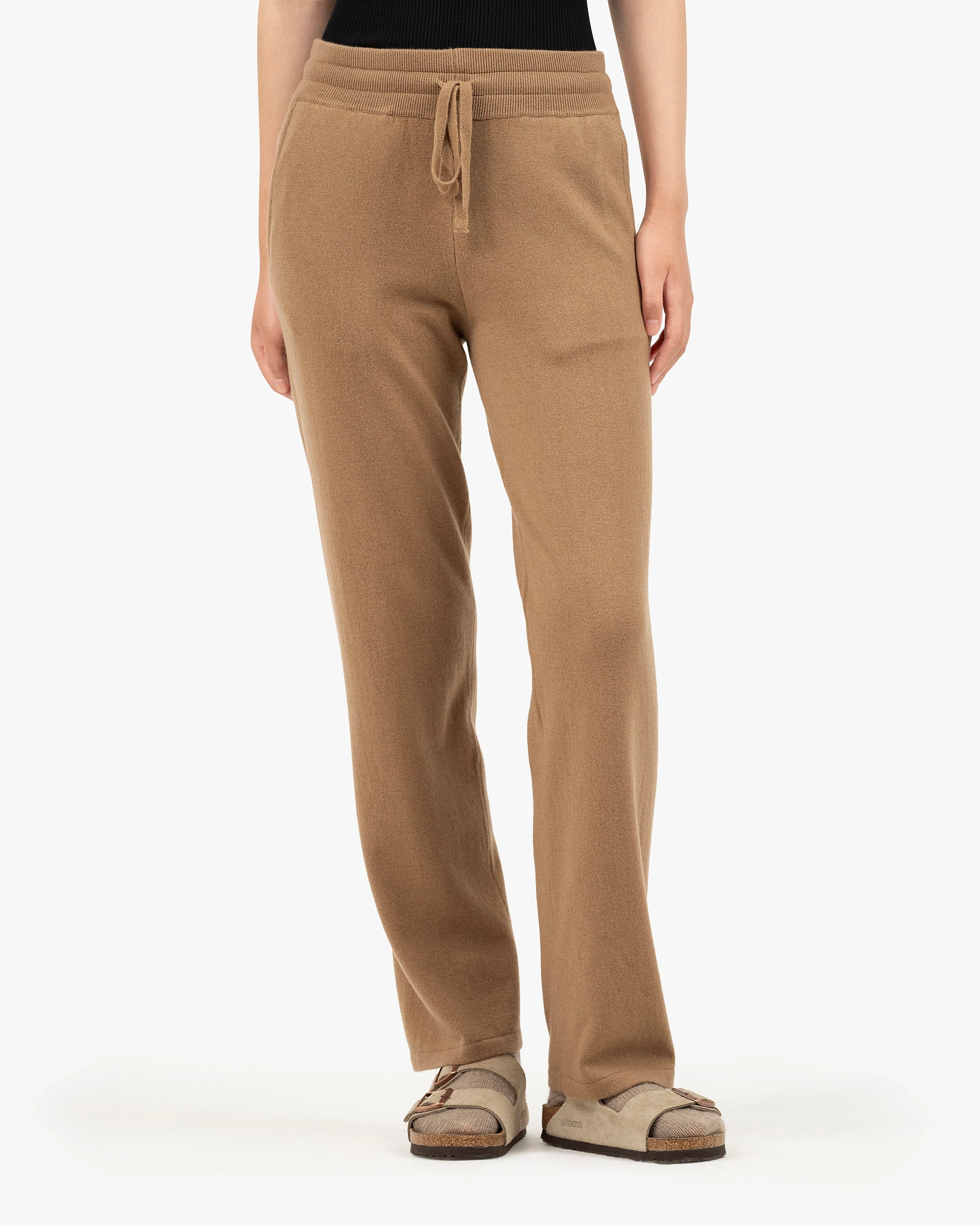 Women's Salò Sweatpants - Camel Cashmere