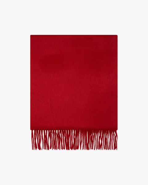 Women's Courmayeur Scarf - Red Cashmere