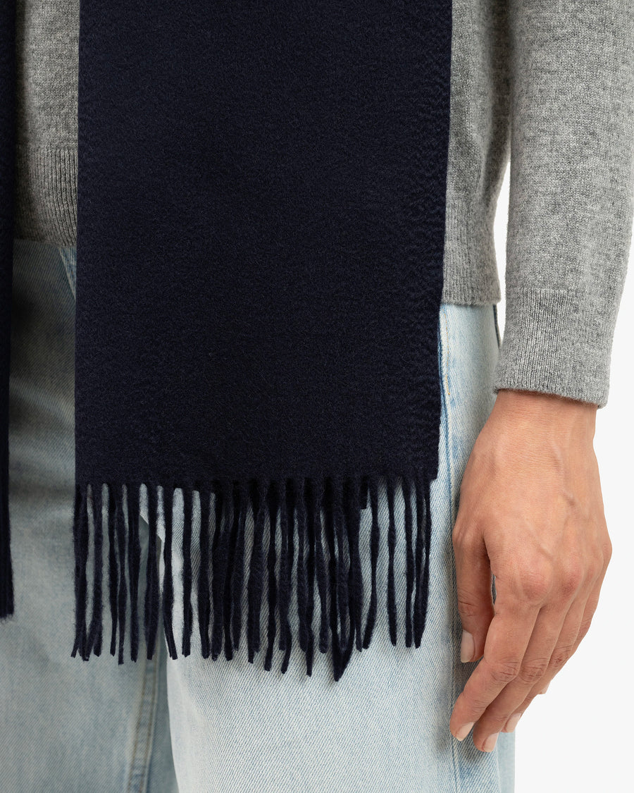 Women's Courmayeur Scarf - Blue Cashmere