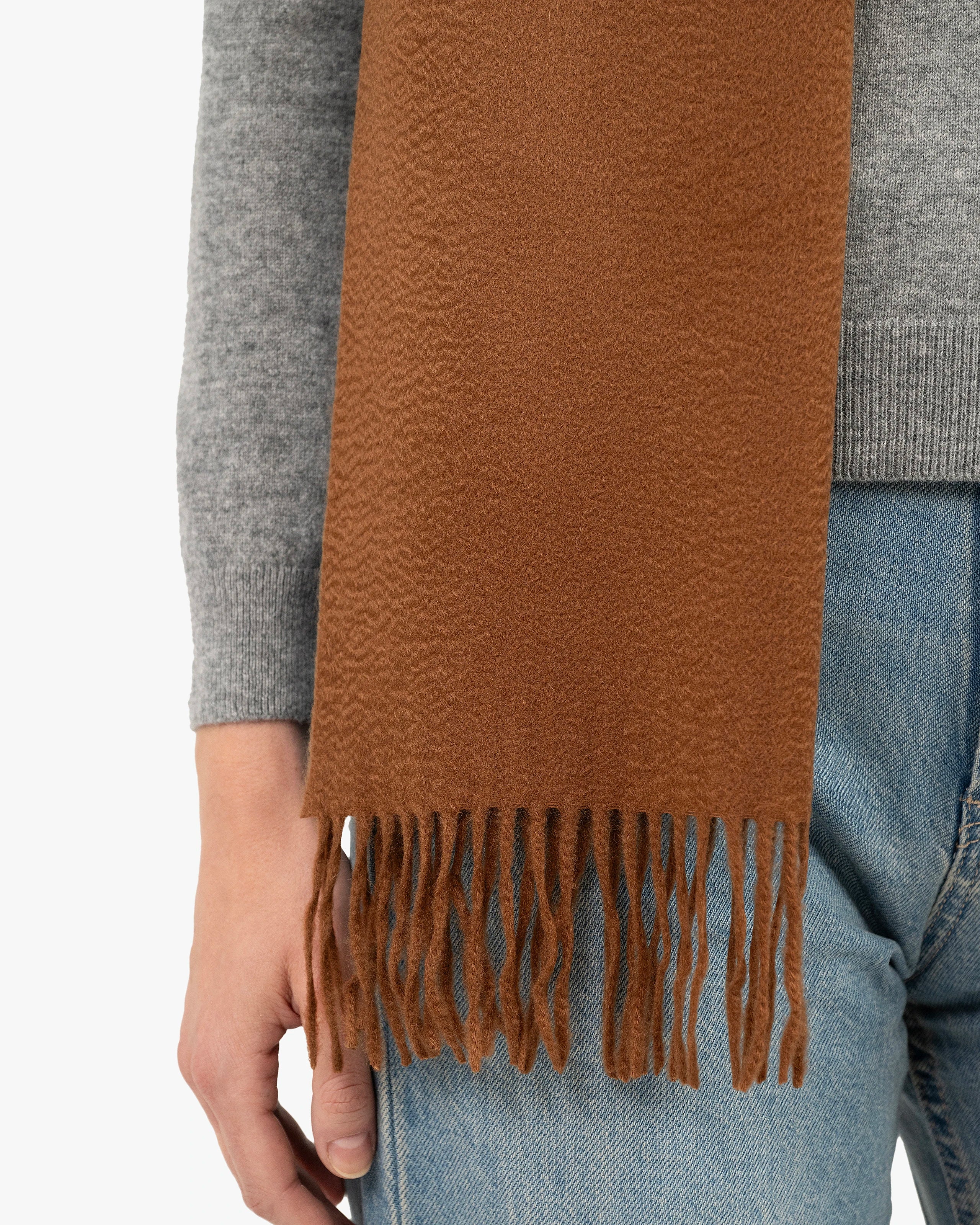 Women's Courmayeur Scarf - Brown Cashmere