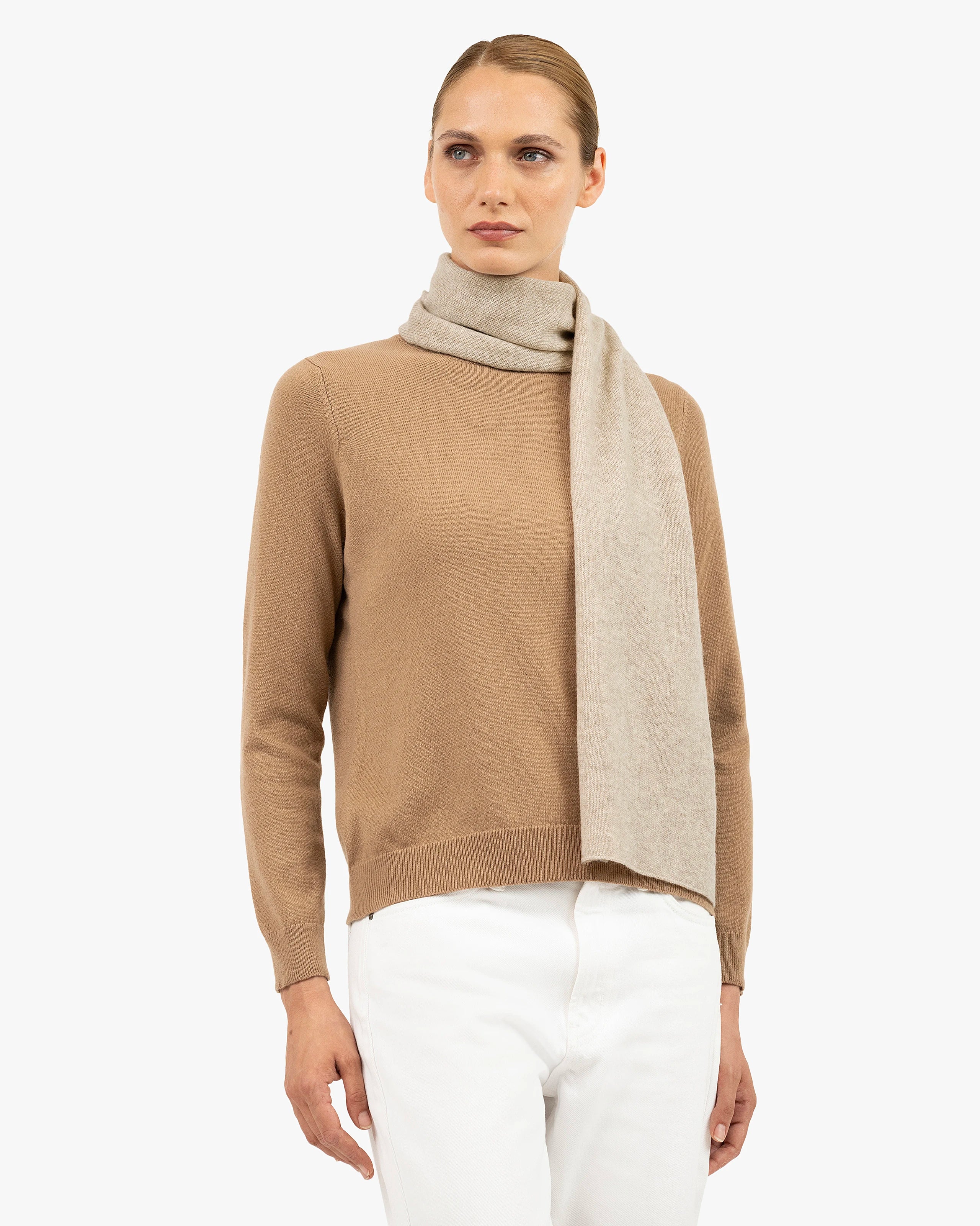 Essential Cashmere Scarf for Women - Beige