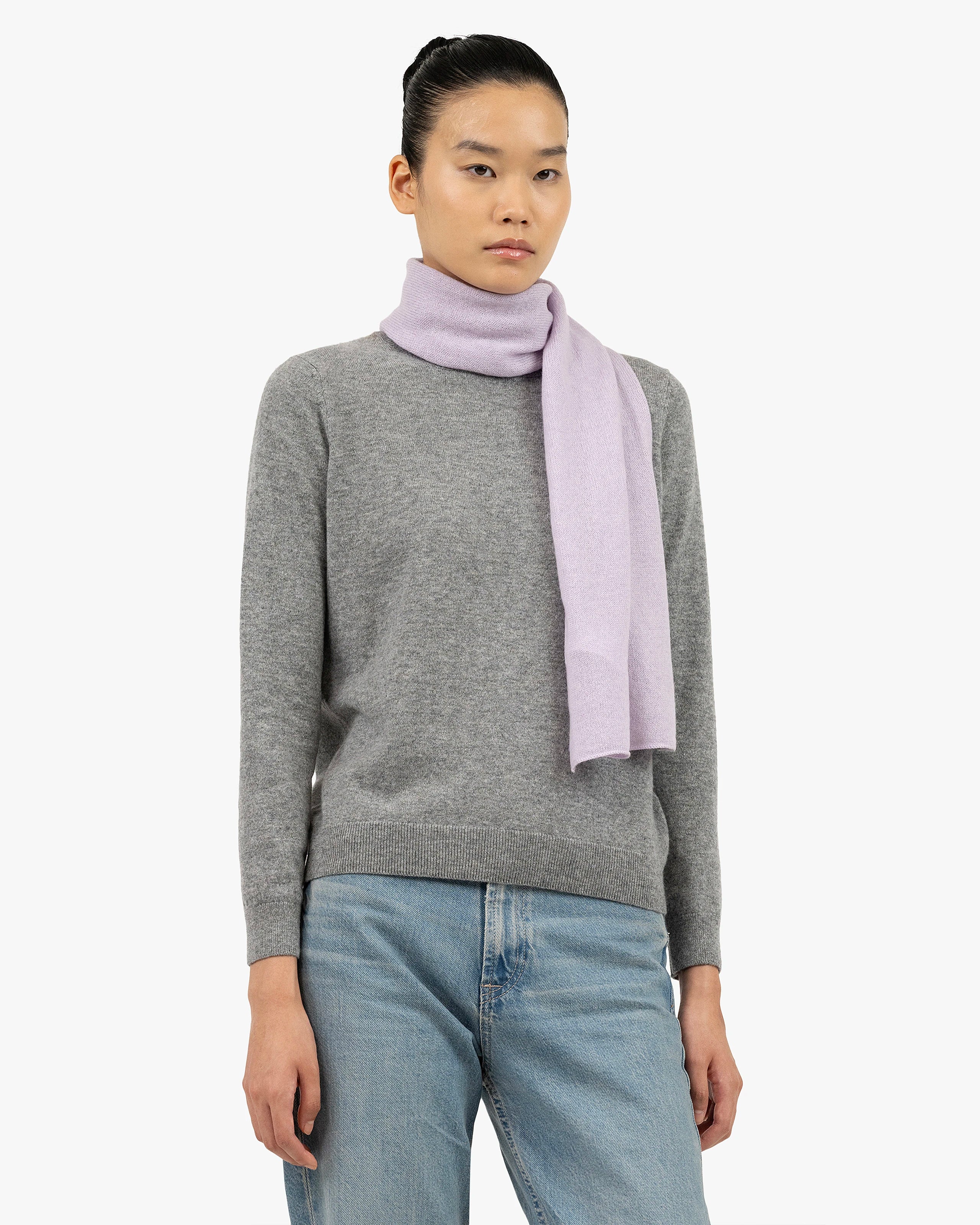Women's Essential Scarf - Lilac Cashmere