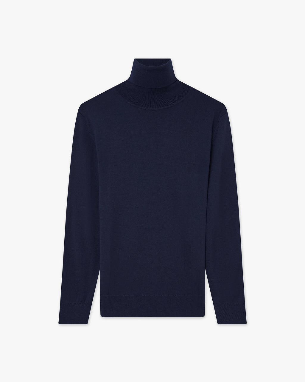 Women's Seraphine Turtleneck Sweater - Blue Merino Superfine
