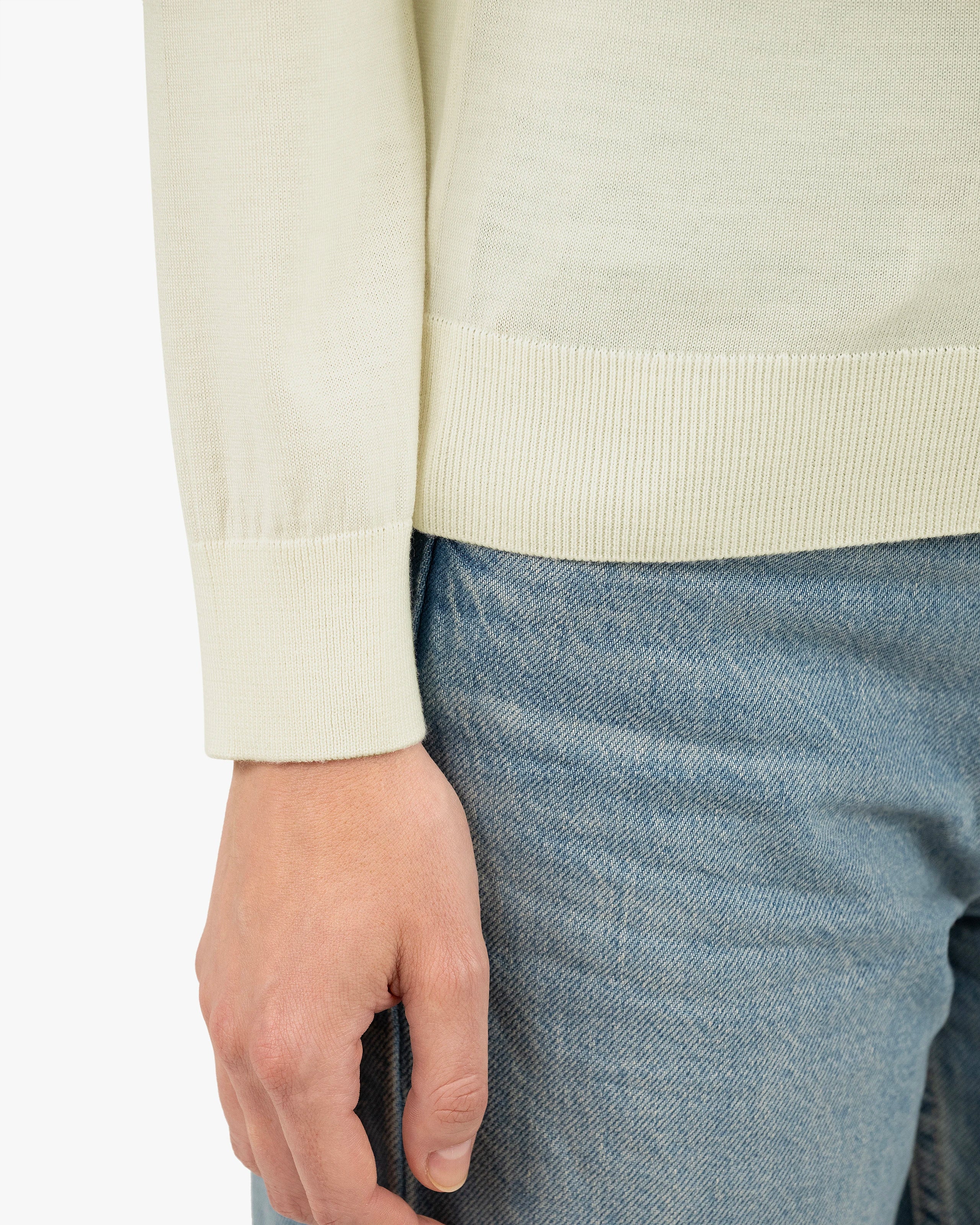 Women's Seraphine Turtleneck Sweater - White Merino Superfine