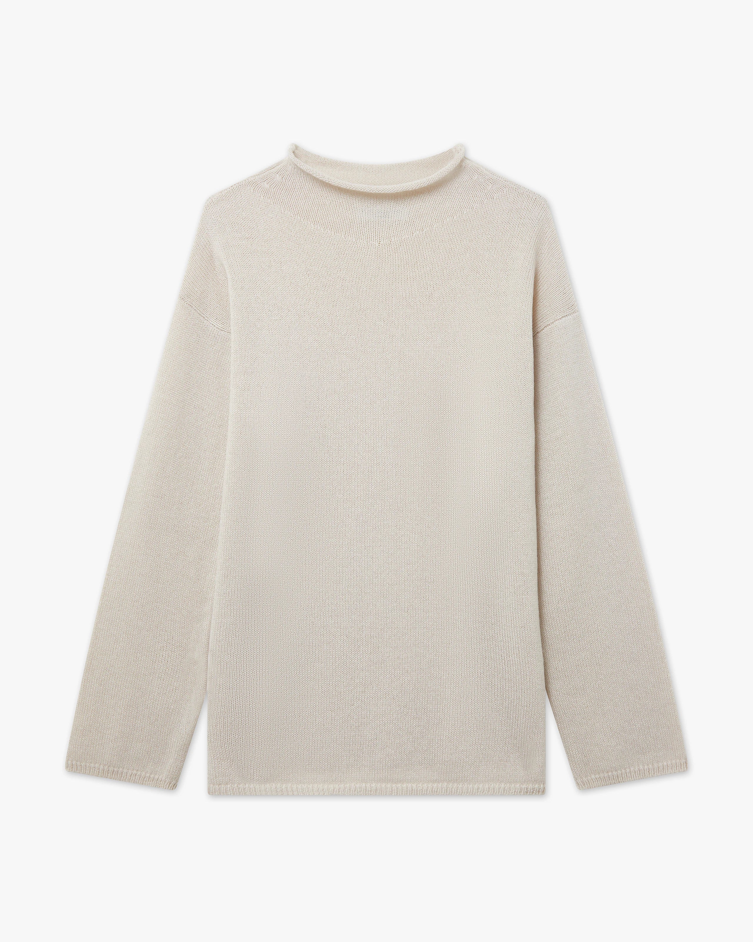 Women's Siena Sweater - White Merino / Cashmere