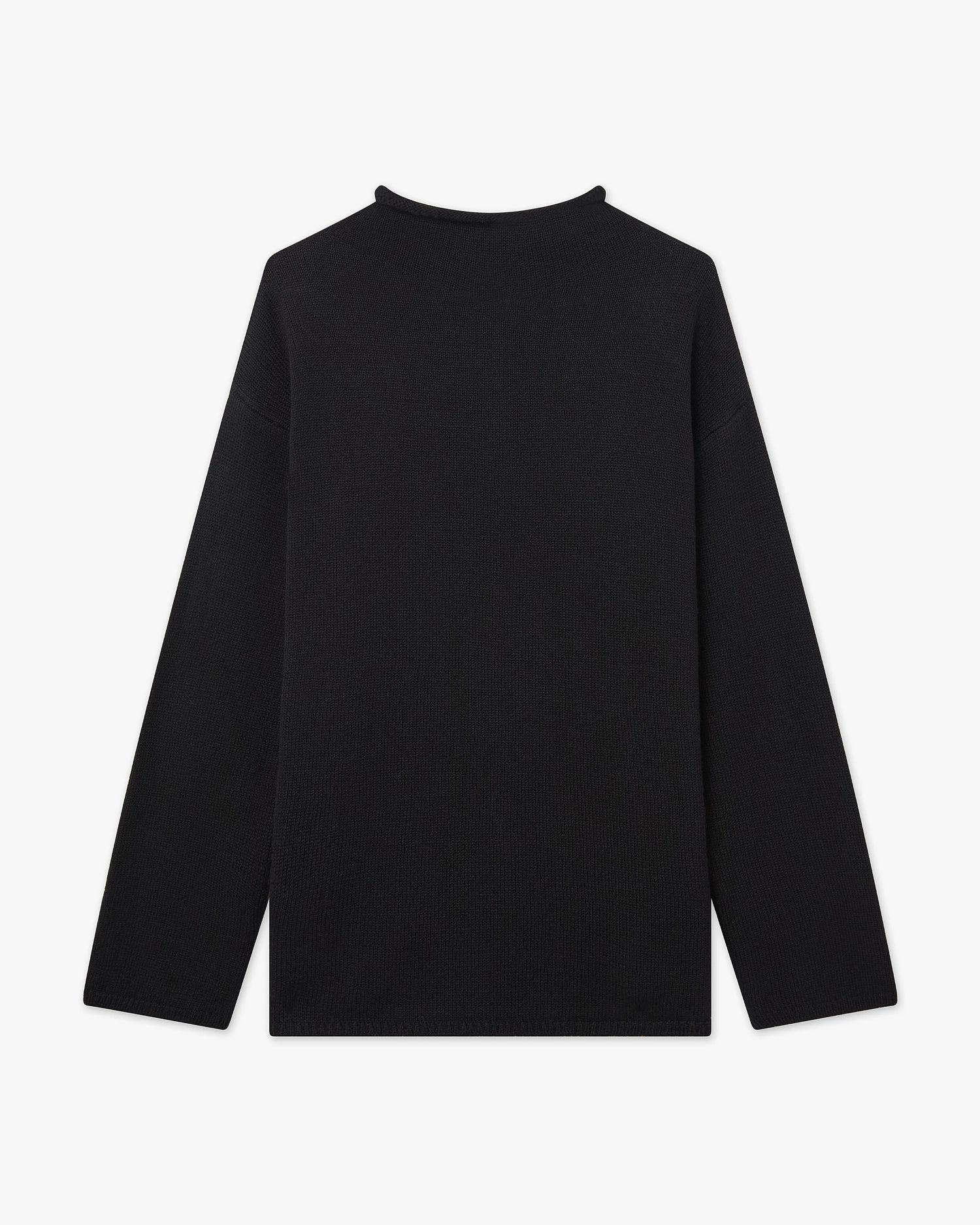 Women's Siena Sweater - Black Merino / Cashmere