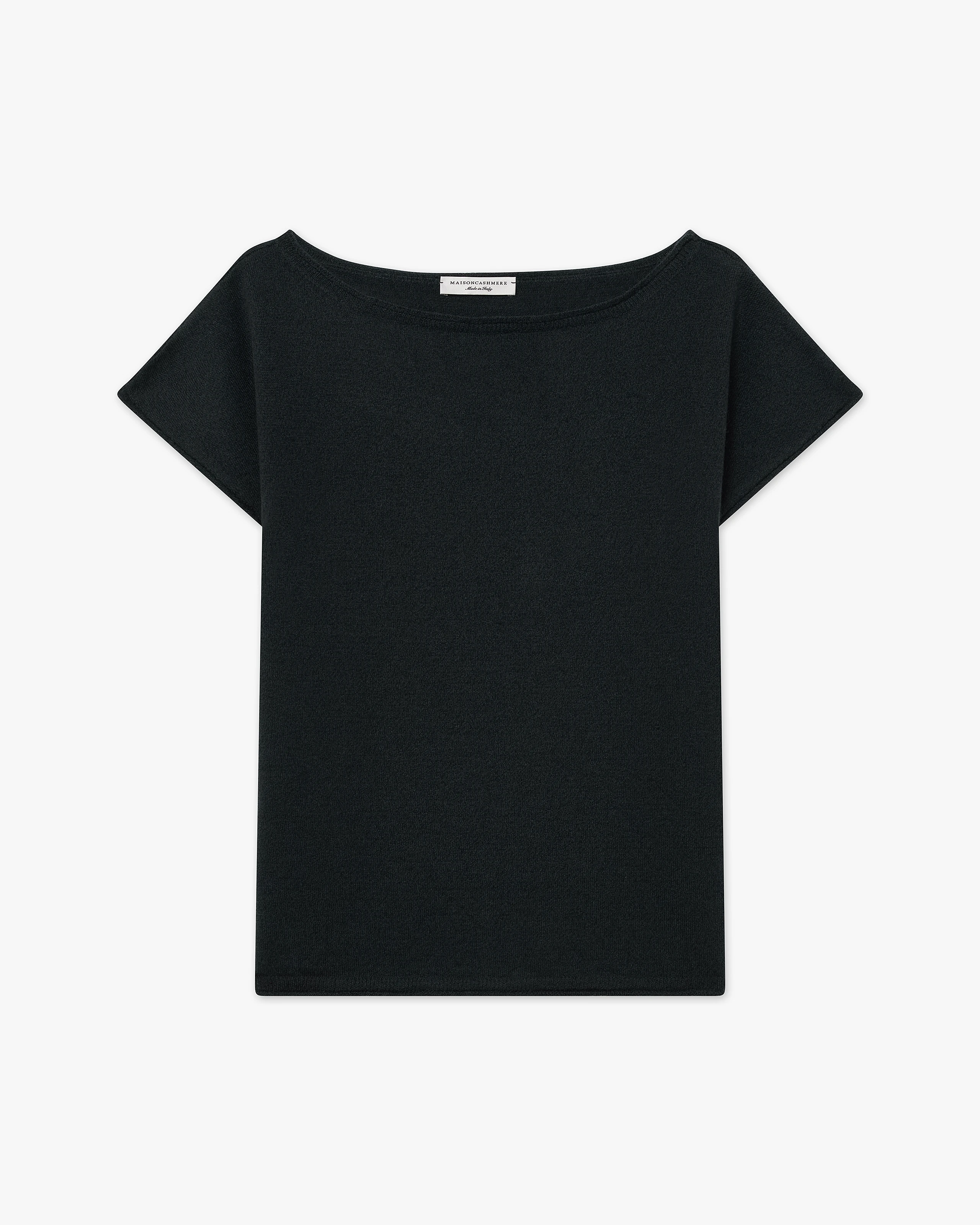 Siena Top Sweater - Black Merino / Cashmere
