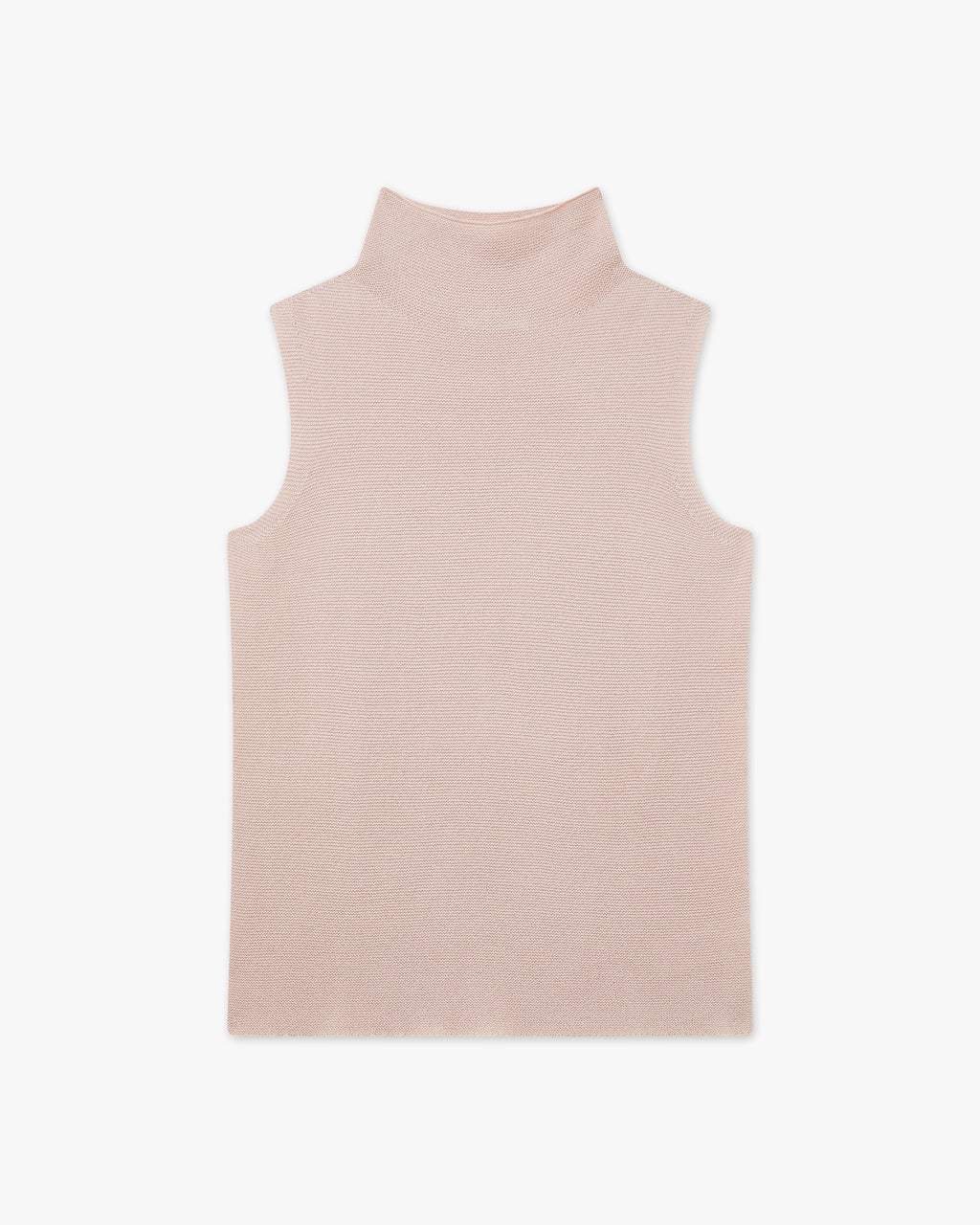 Soffio Mock Neck Top - Rose Cashmere