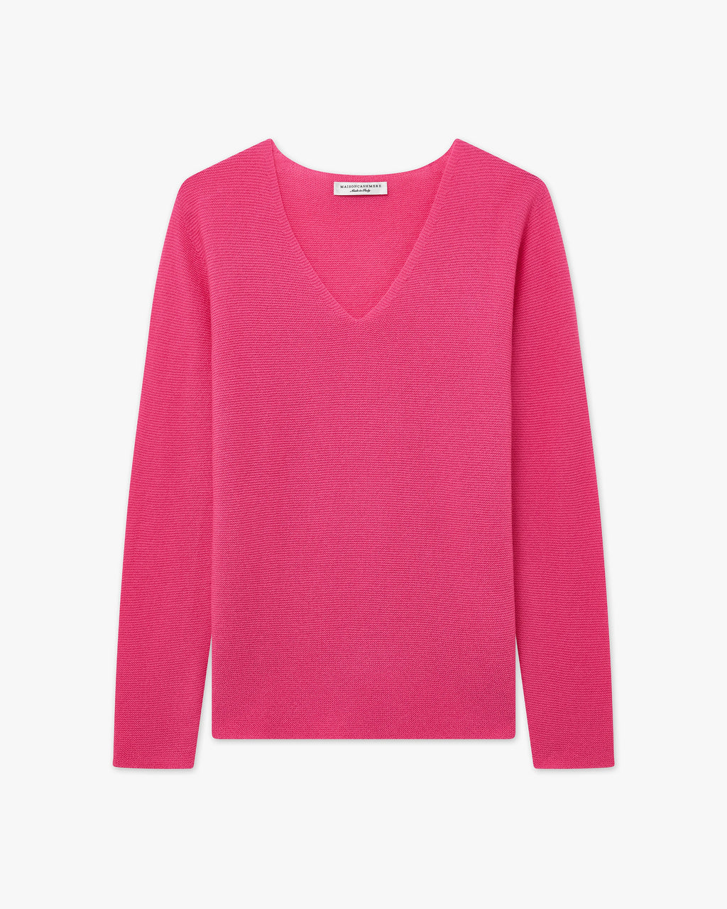 Women's Soffio V-Neck Sweater - Fuchsia Cashmere