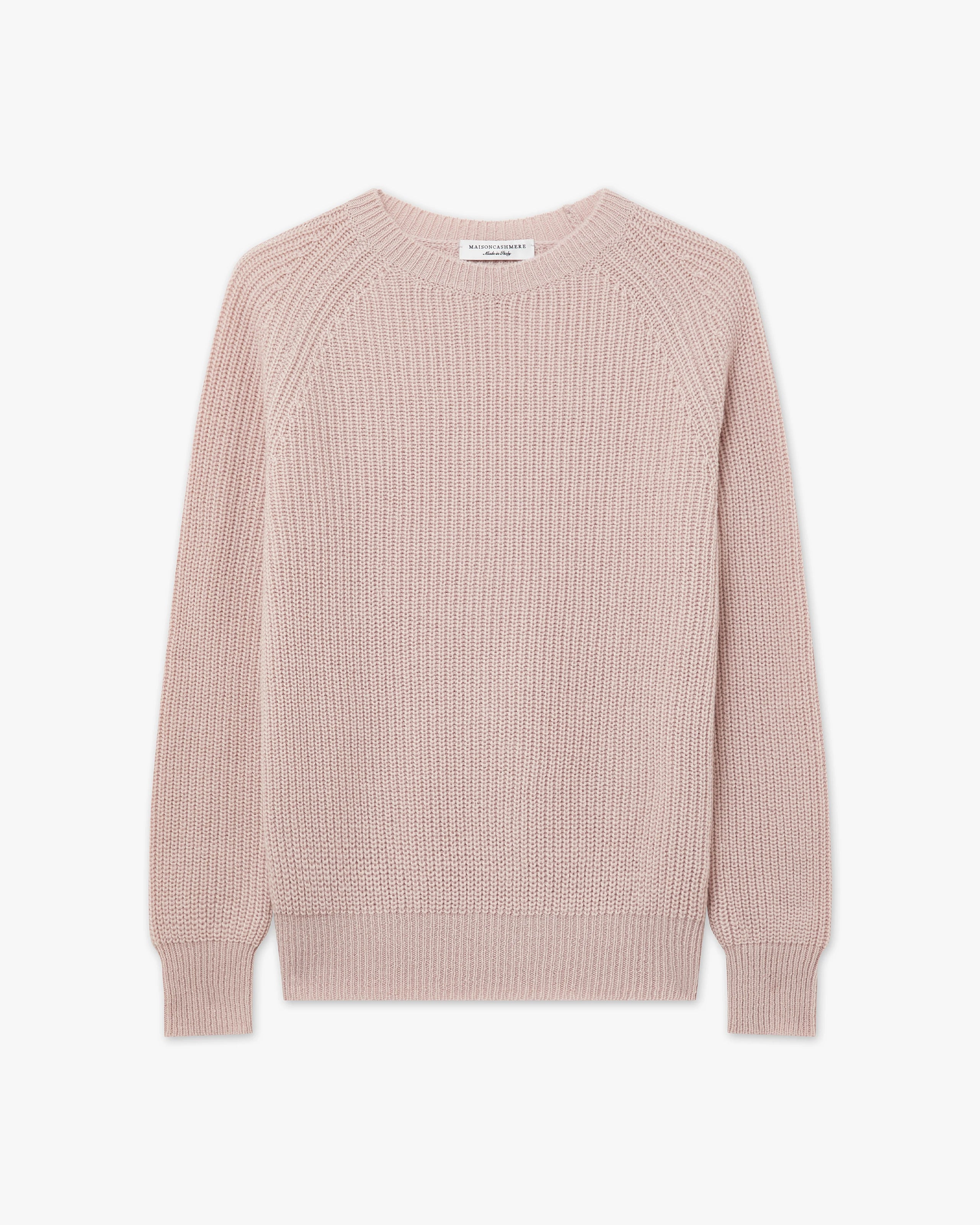 Women's Sorapis Crew Neck Sweater - Rose Cashmere