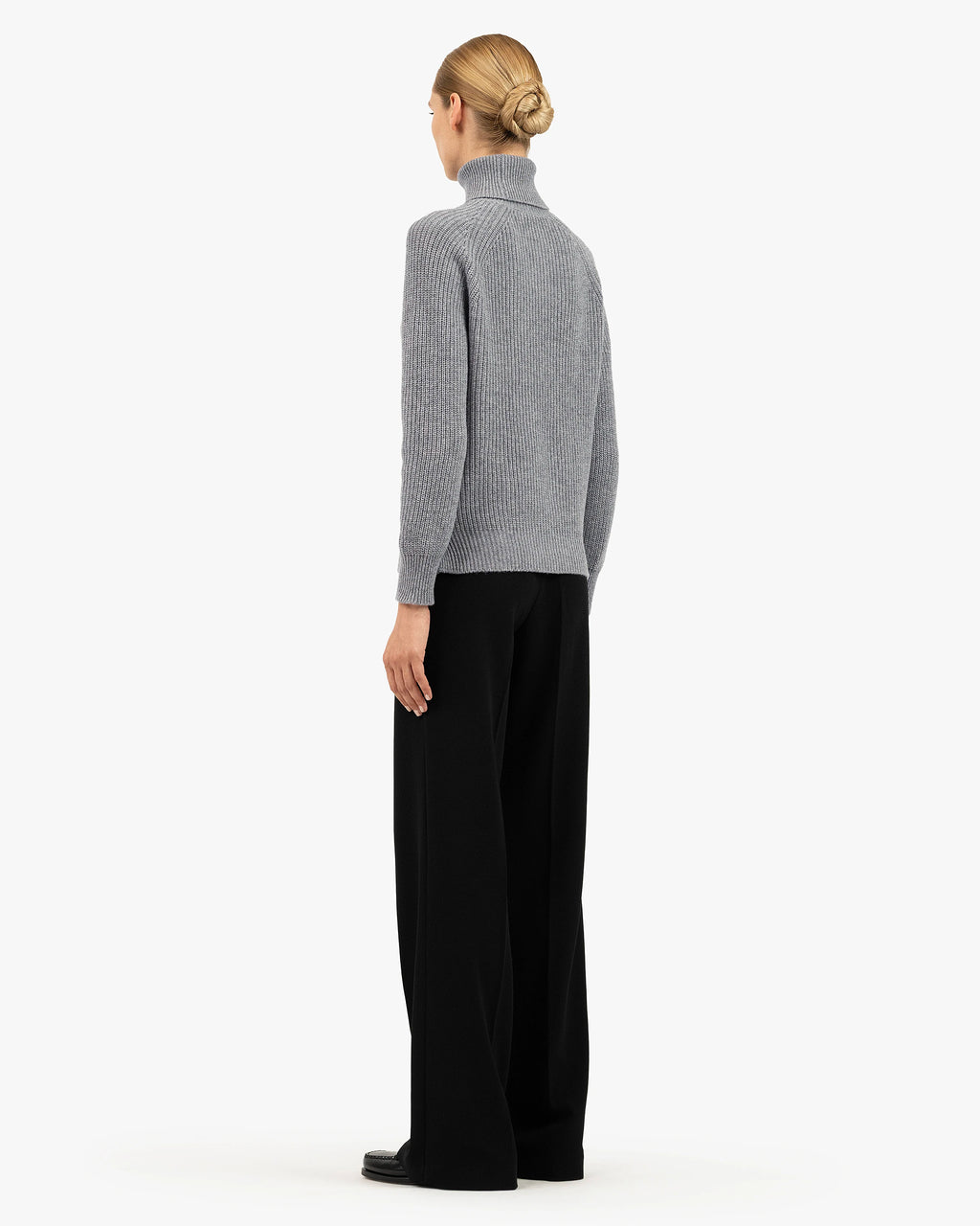 Women's Sorapis Turtleneck Sweater - Medium Grey Cashmere