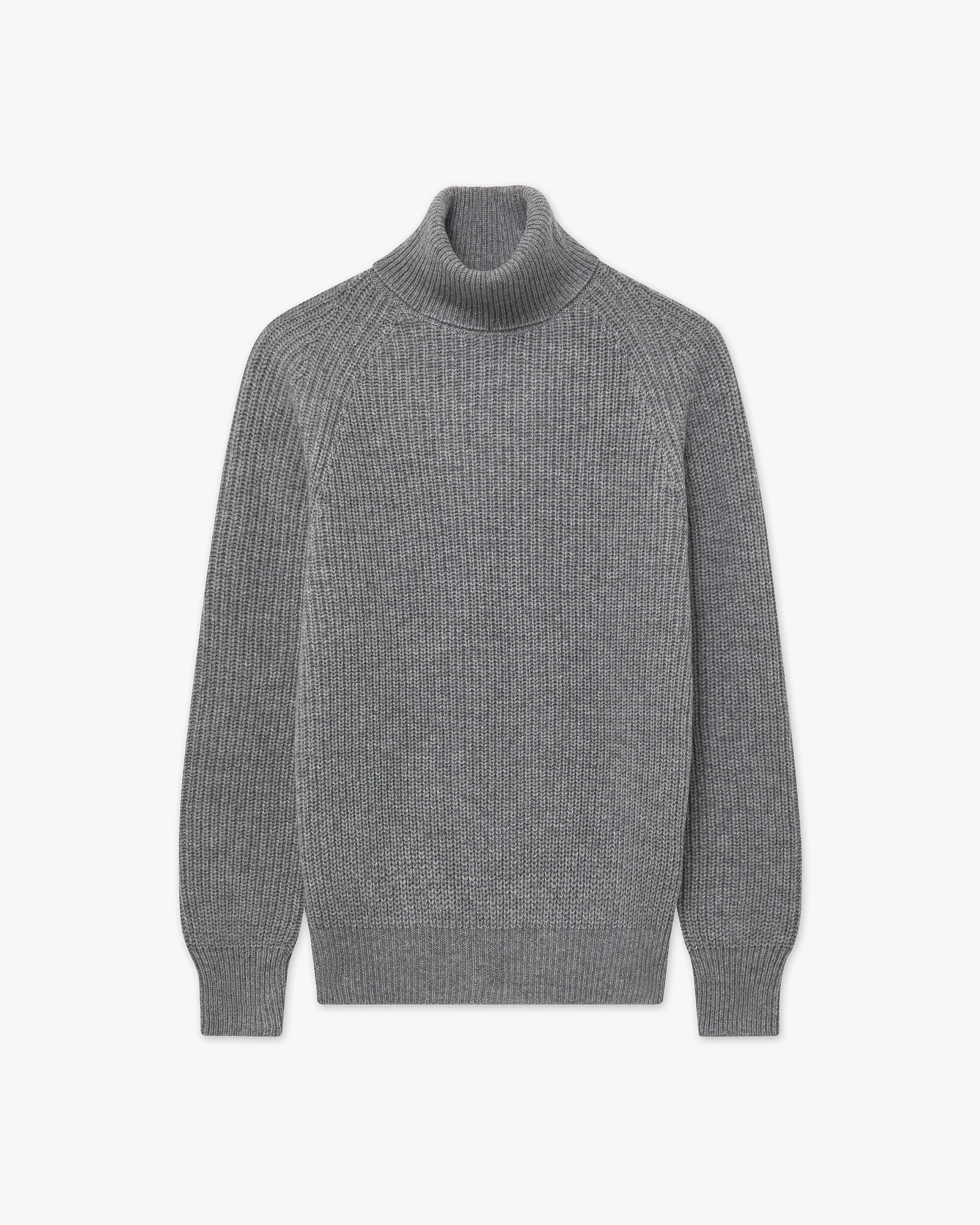 Women's Sorapis Turtleneck Sweater - Medium Grey Cashmere