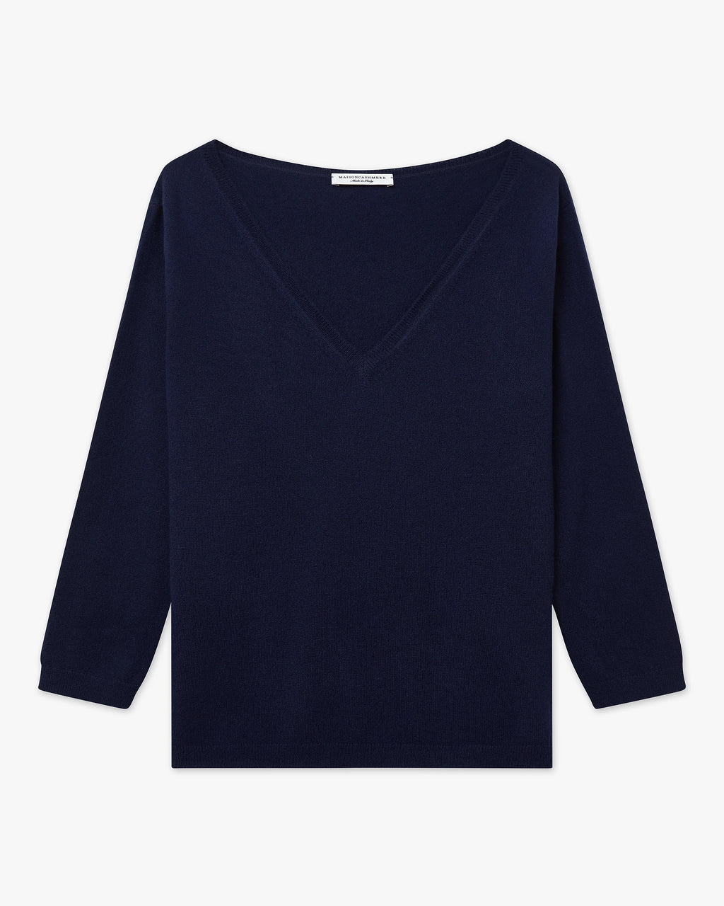 Women's Stresa V-Neck Sweater - Blue Cashmere