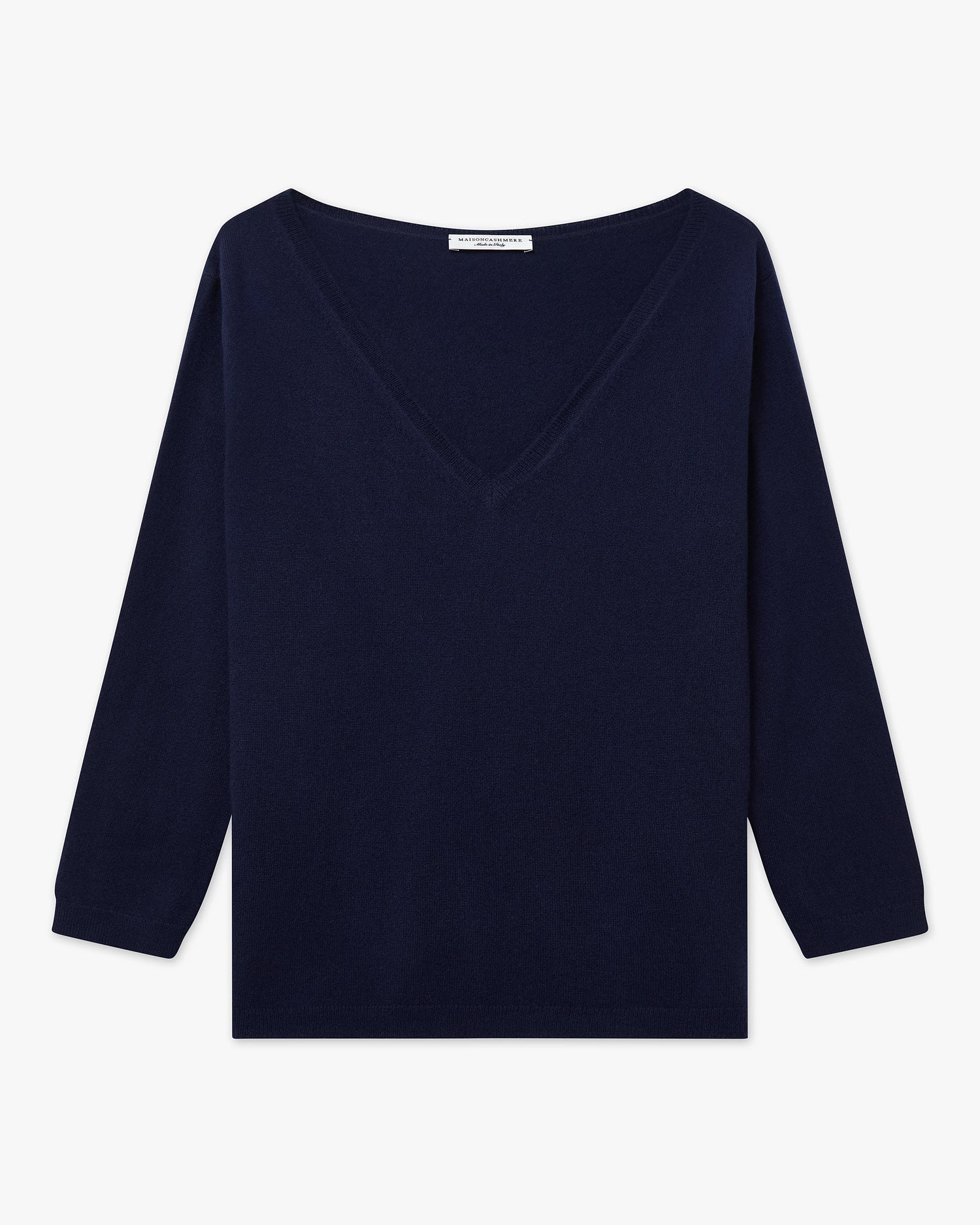 Women's Stresa V-Neck Sweater - Blue Cashmere