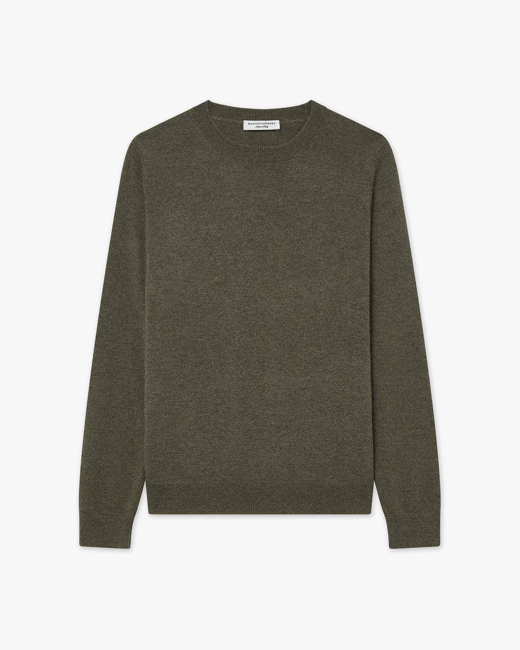 Women's Tribeca Crew Neck Sweater - Green Cashmere