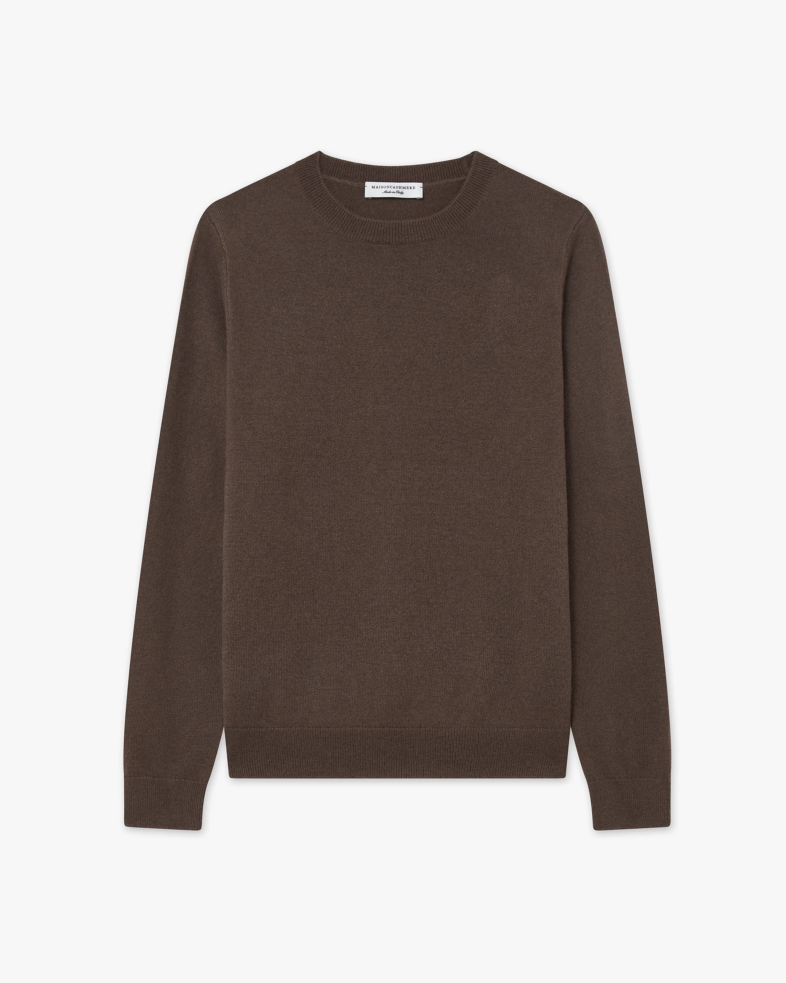 Women's Tribeca Crew Neck Sweater - Brown Cashmere