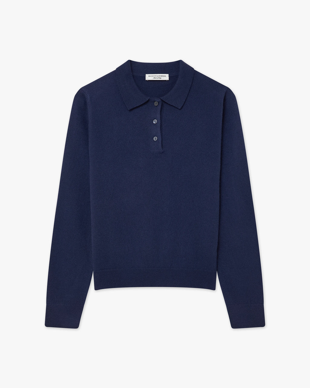 Women's Tribeca Polo Sweater - Blue Cashmere