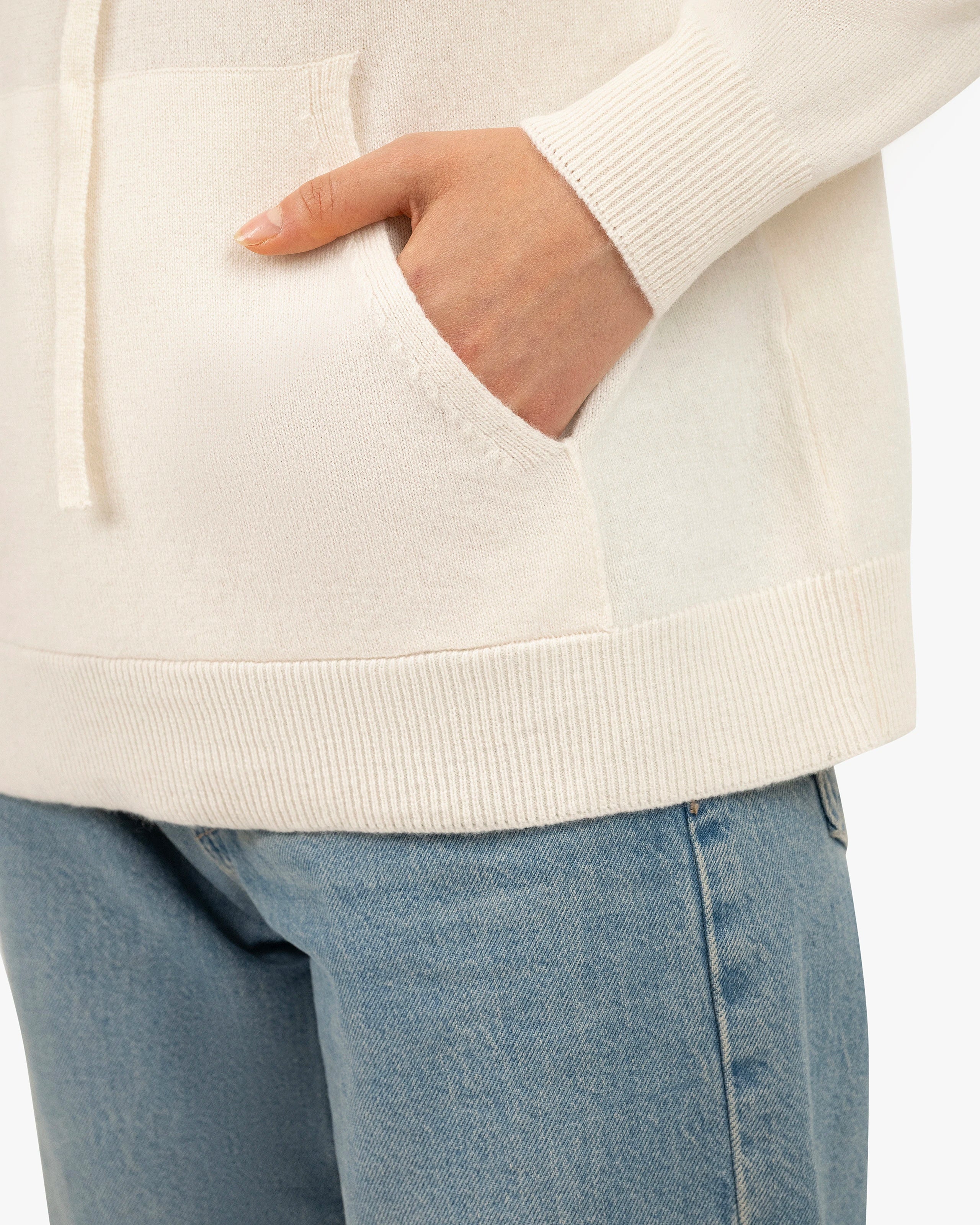 Women's Velia Maxi Hoodie - White Cashmere