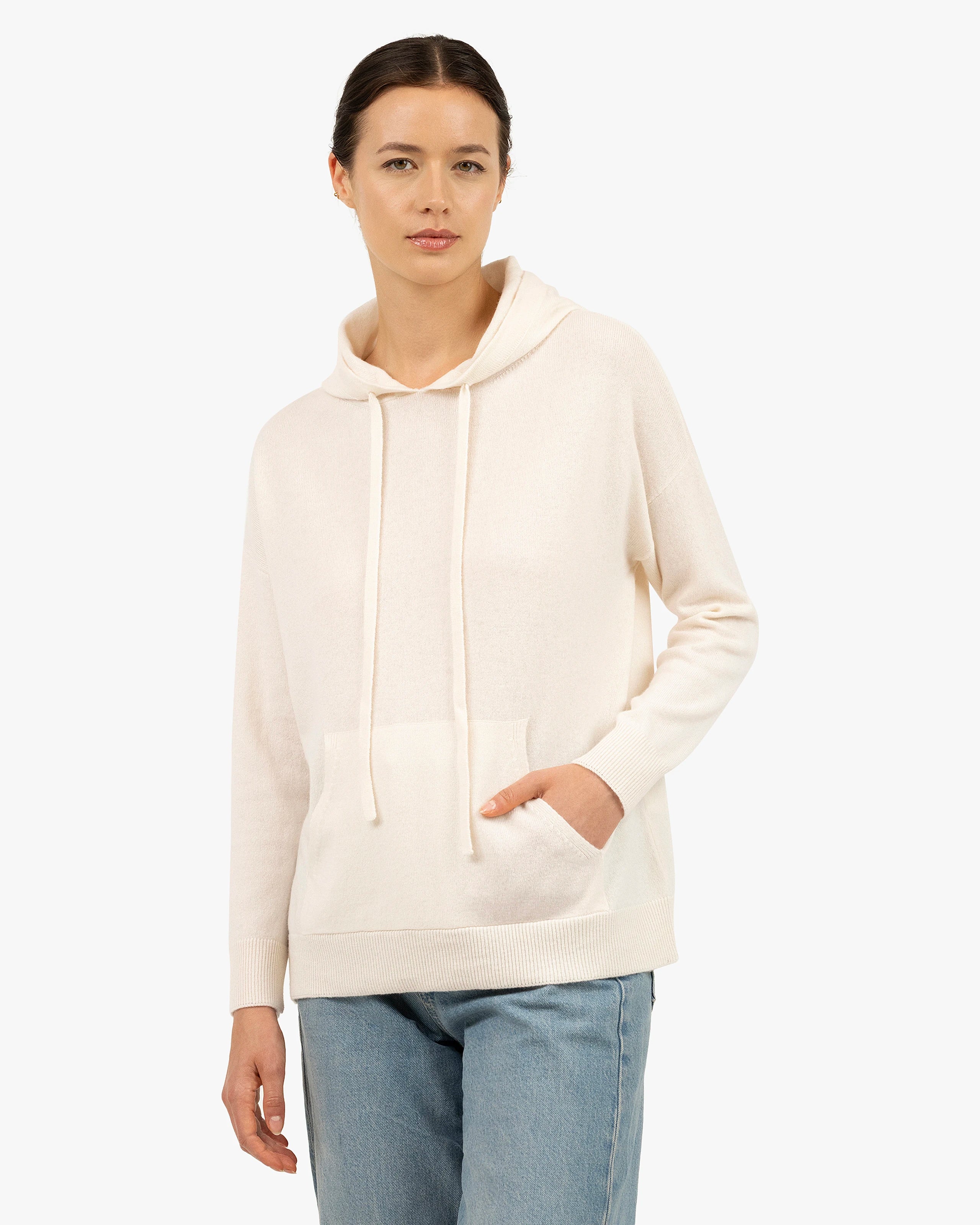 Women's Velia Maxi Hoodie - White Cashmere
