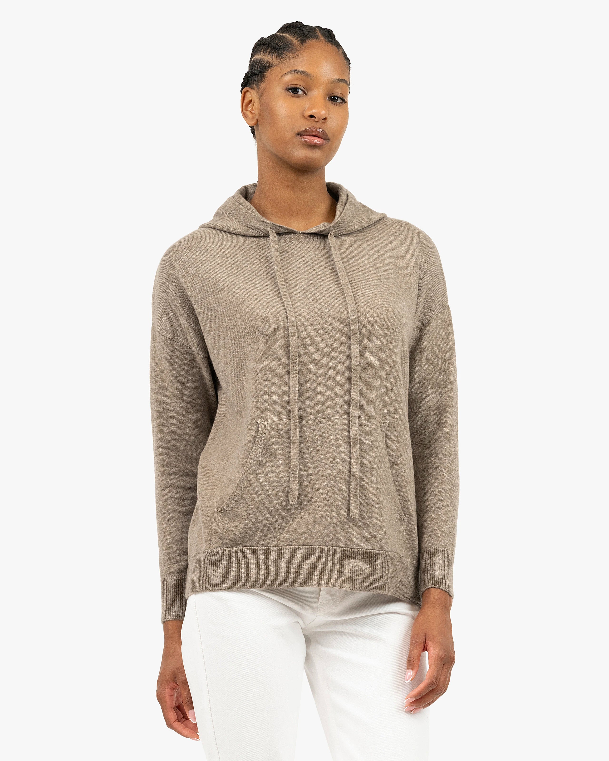 Women's Velia Maxi Hoodie - Taupe Cashmere